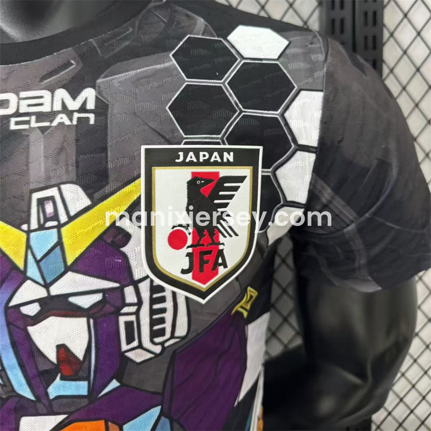 ManixJersey.com | Japan 25-26 Gundam Black Special Edition Jersey - Player Version -Customize Name, Number and Patch | Worldwide Shipping