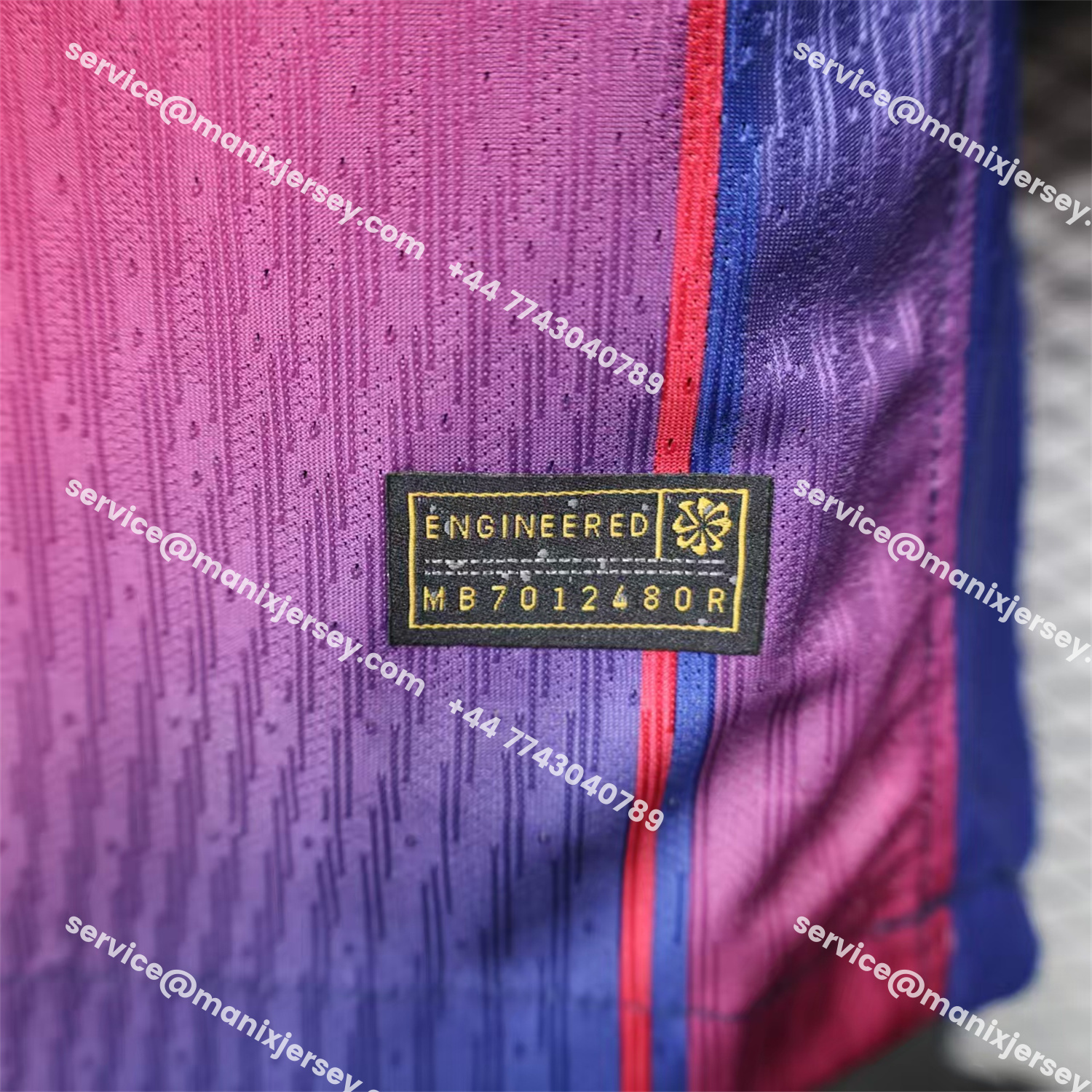 ManixJersey.com | Barcelona 25-26 Home Unsponsored Jersey - Player Version -Customize Name, Number and Patch | Worldwide Shipping