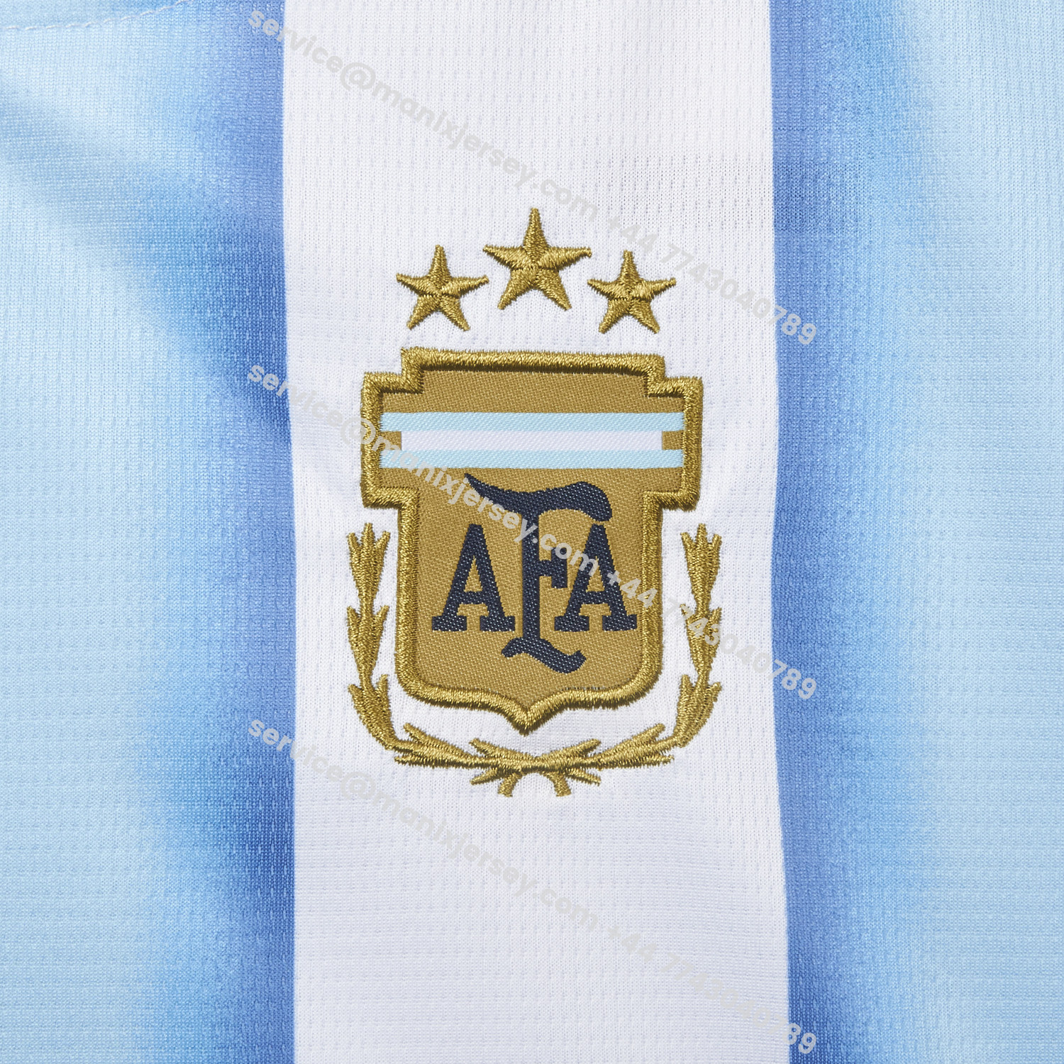 ManixJersey.com | Women's Argentina 2026 Home Cropped Jersey -Customize Name, Number and Patch | Worldwide Shipping