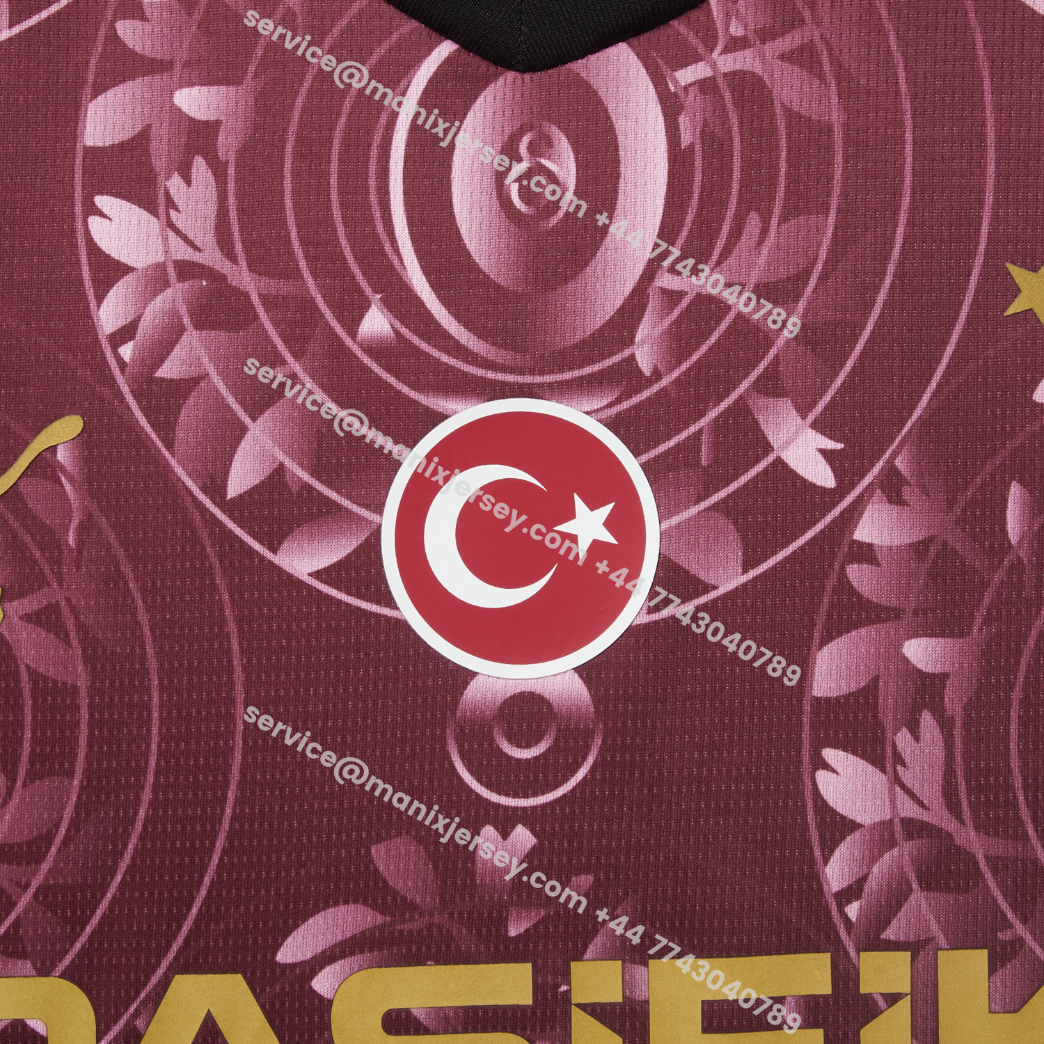 ManixJersey.com | Galatasaray 25-26 Third Jersey with Five Stars - Fans Version -Customize Name, Number and Patch | Worldwide Shipping