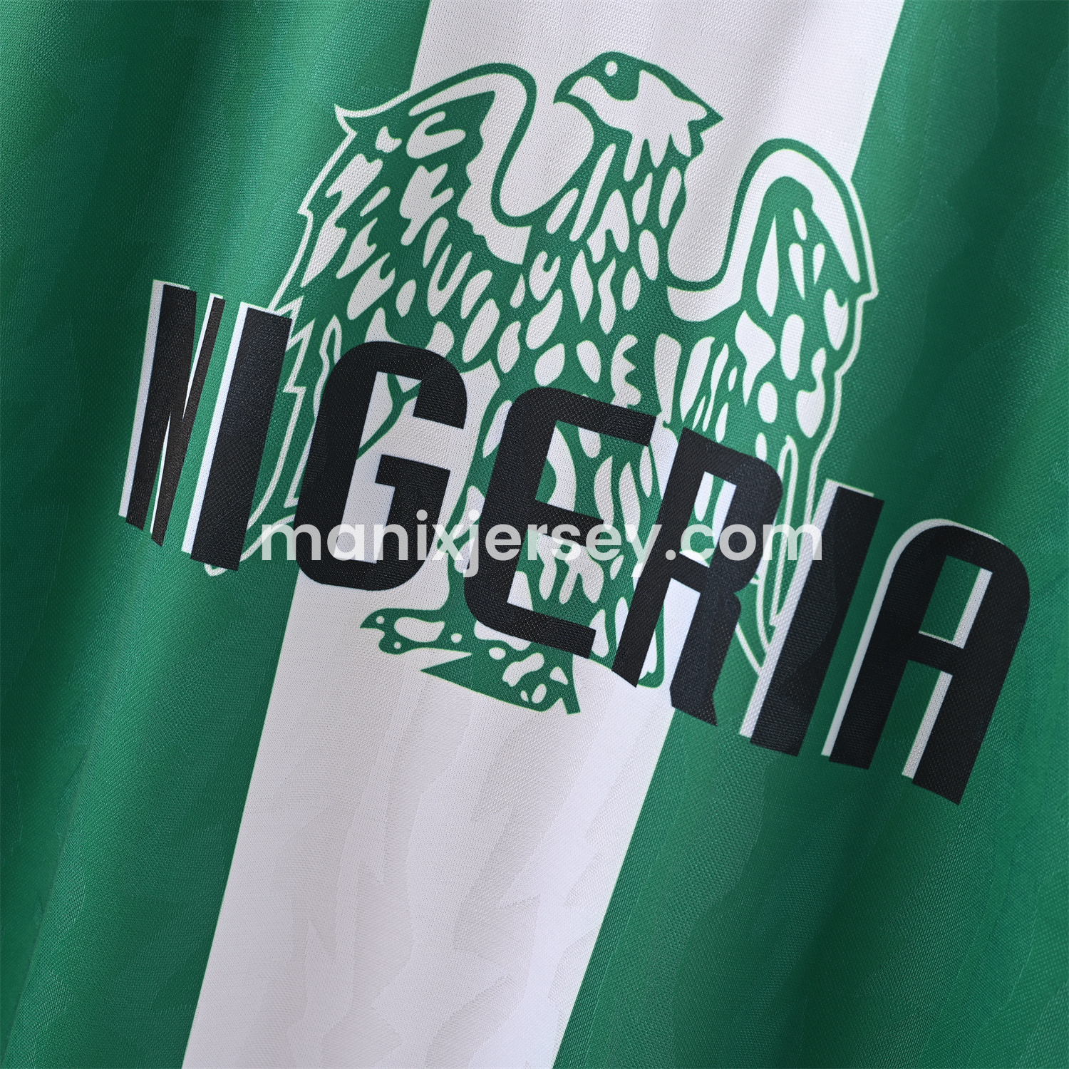ManixJersey.com | Retro Nigeria 1996 Home Jersey -Customize Name, Number and Patch | Worldwide Shipping
