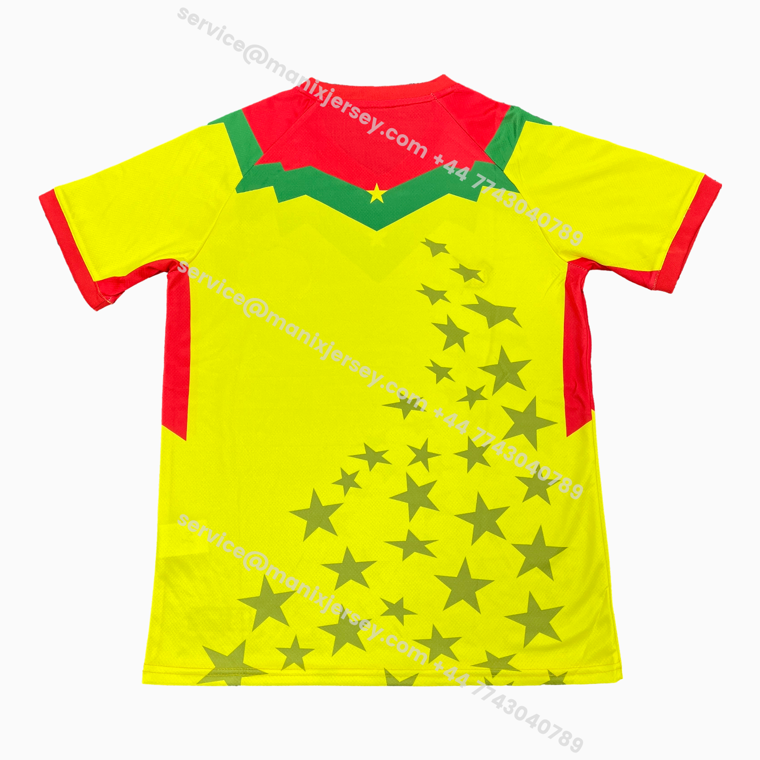 ManixJersey.com | Burkina Faso 2026 Third Stars Yellow Special Jersey - Fans Version -Customize Name, Number and Patch | Worldwide Shipping