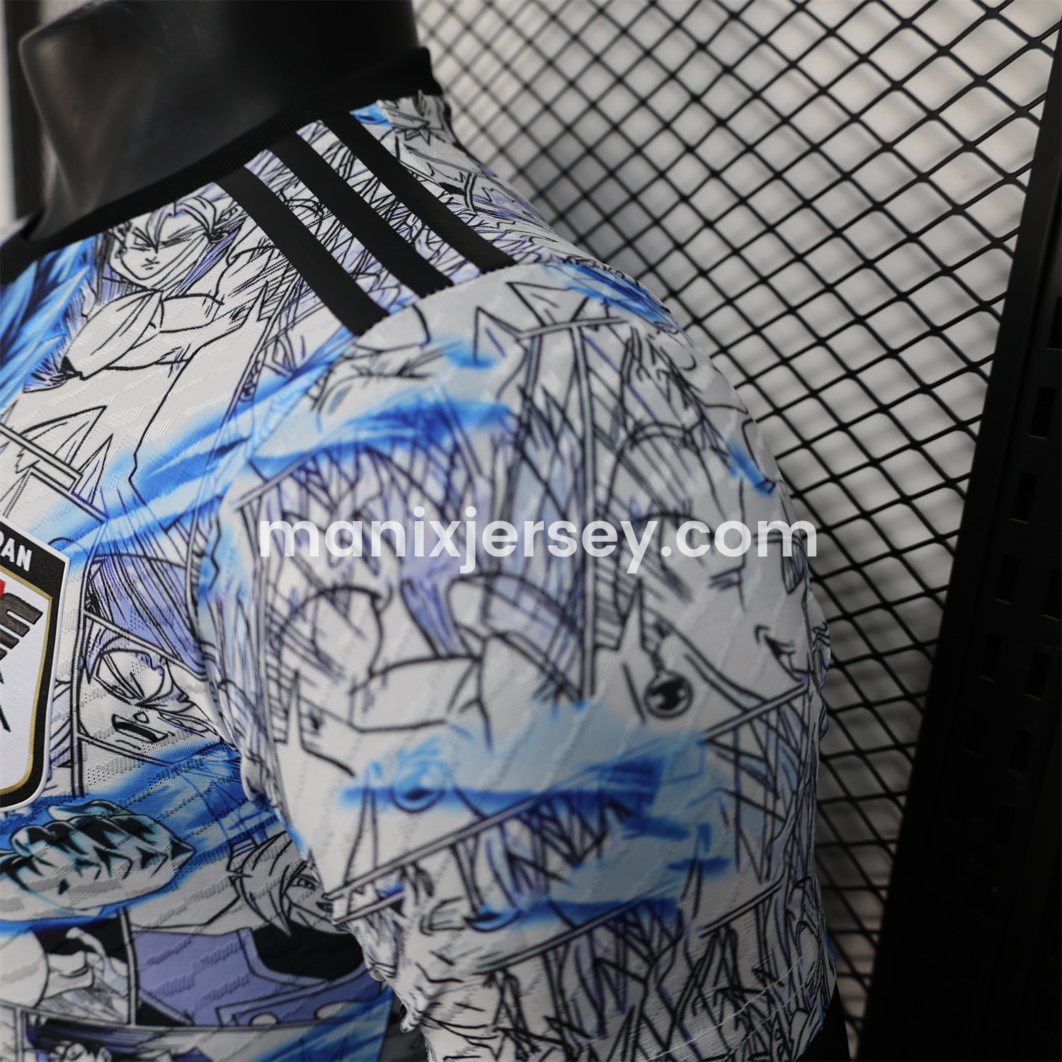 ManixJersey.com | Japan 25-26 Blue Super Saiyan God Special Edition Jersey - Player Version -Customize Name, Number and Patch | Worldwide Shipping