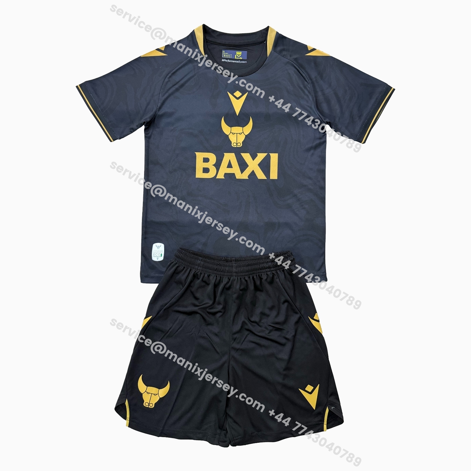 ManixJersey.com | Oxford United 25-26 Away Men's Adult Jersey Set - Fans Version -Customize Name, Number and Patch | Worldwide Shipping