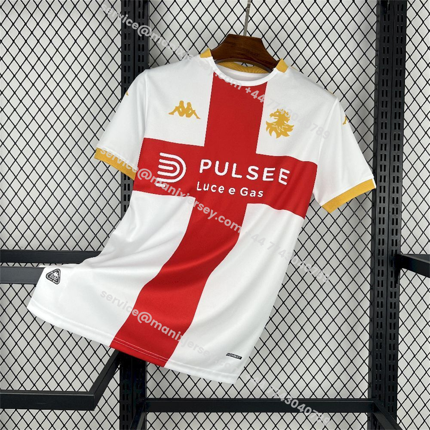 ManixJersey.com | Genoa 25-26 Away Jersey - Fans Version -Customize Name, Number and Patch | Worldwide Shipping