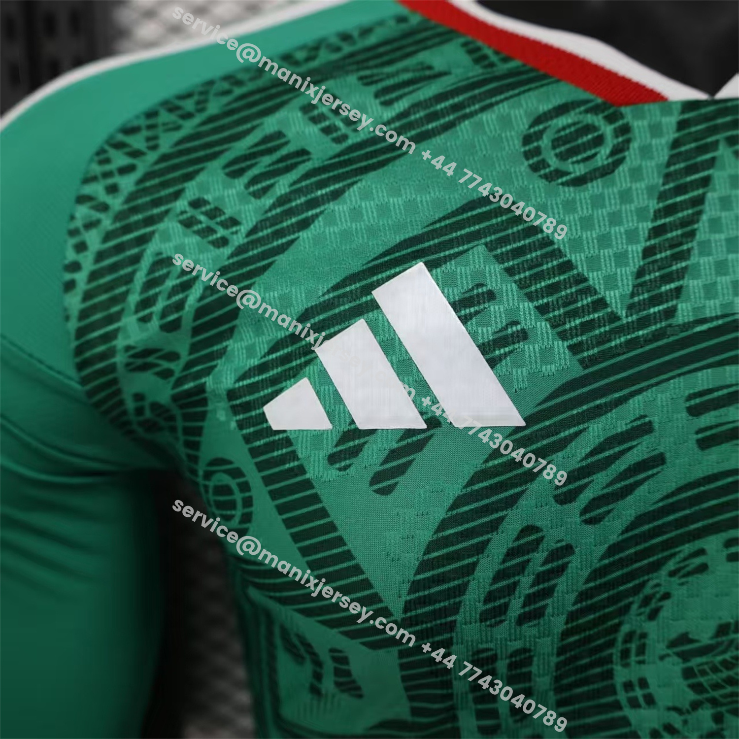 ManixJersey.com | Mexico 25-26 Home Long Sleeves Jersey (Leaked Version) - Player Version -Customize Name, Number and Patch | Worldwide Shipping