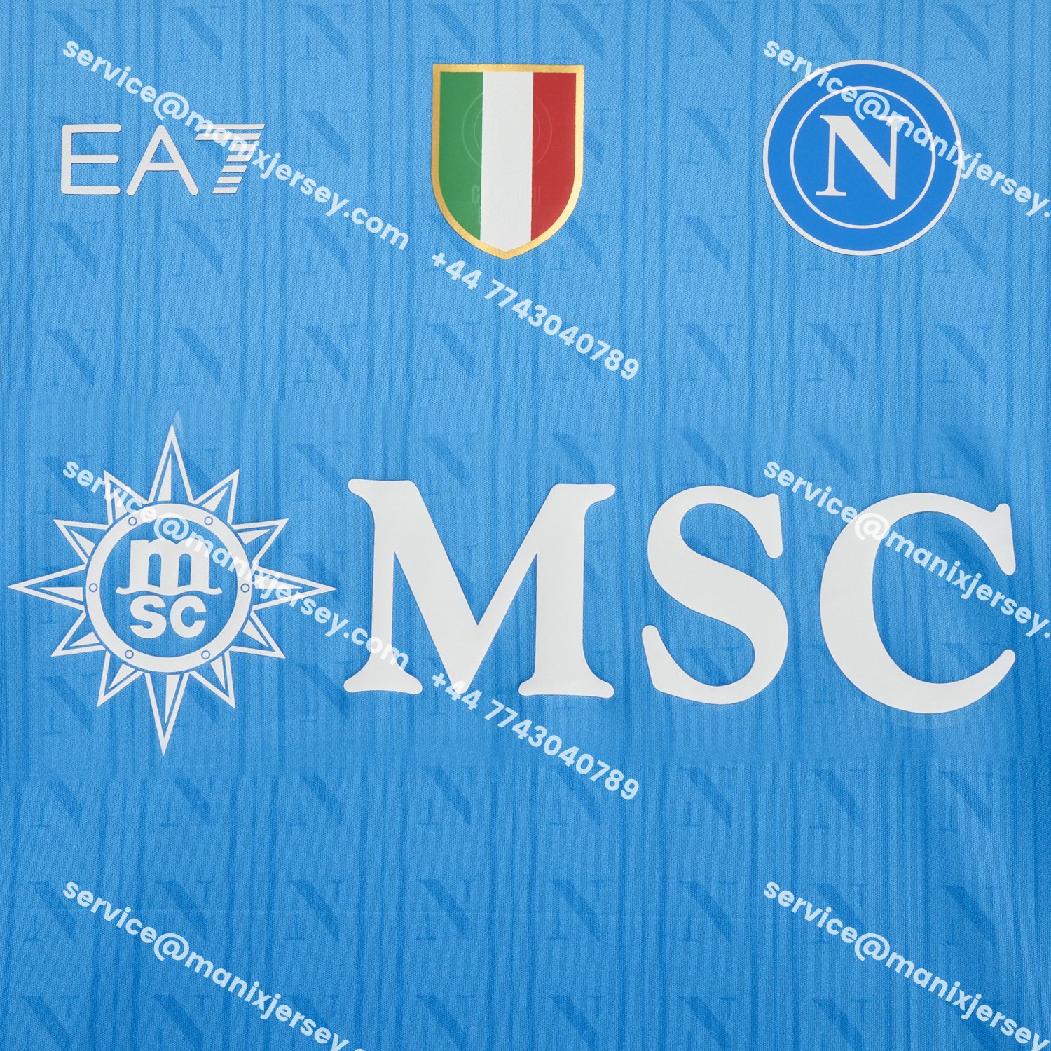 ManixJersey.com | Napoli 25-26 Home Jersey - Fans Version -Customize Name, Number and Patch | Worldwide Shipping