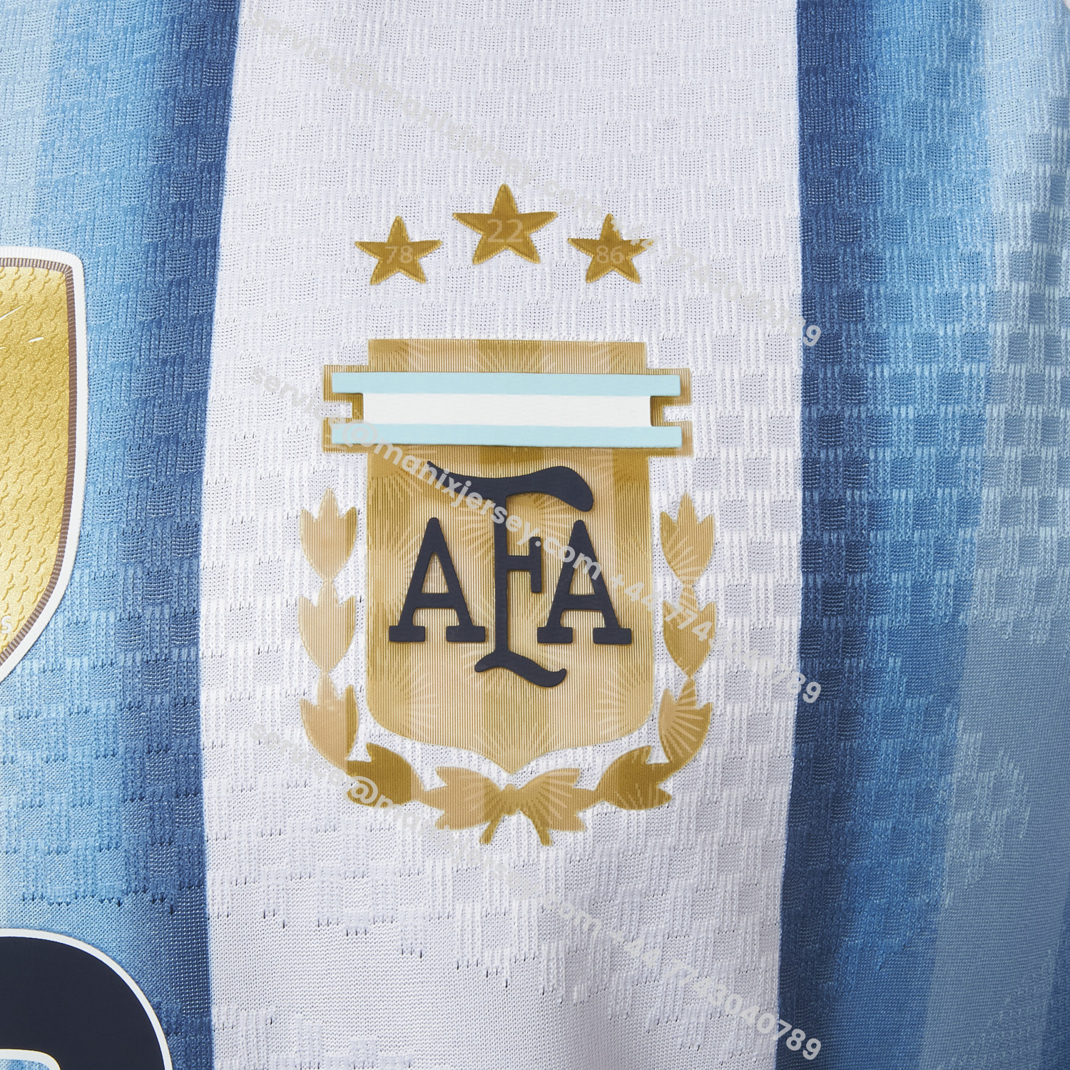 ManixJersey.com | Argentina 2026 Home Blue White Jersey - Player Version -Customize Name, Number and Patch | Worldwide Shipping