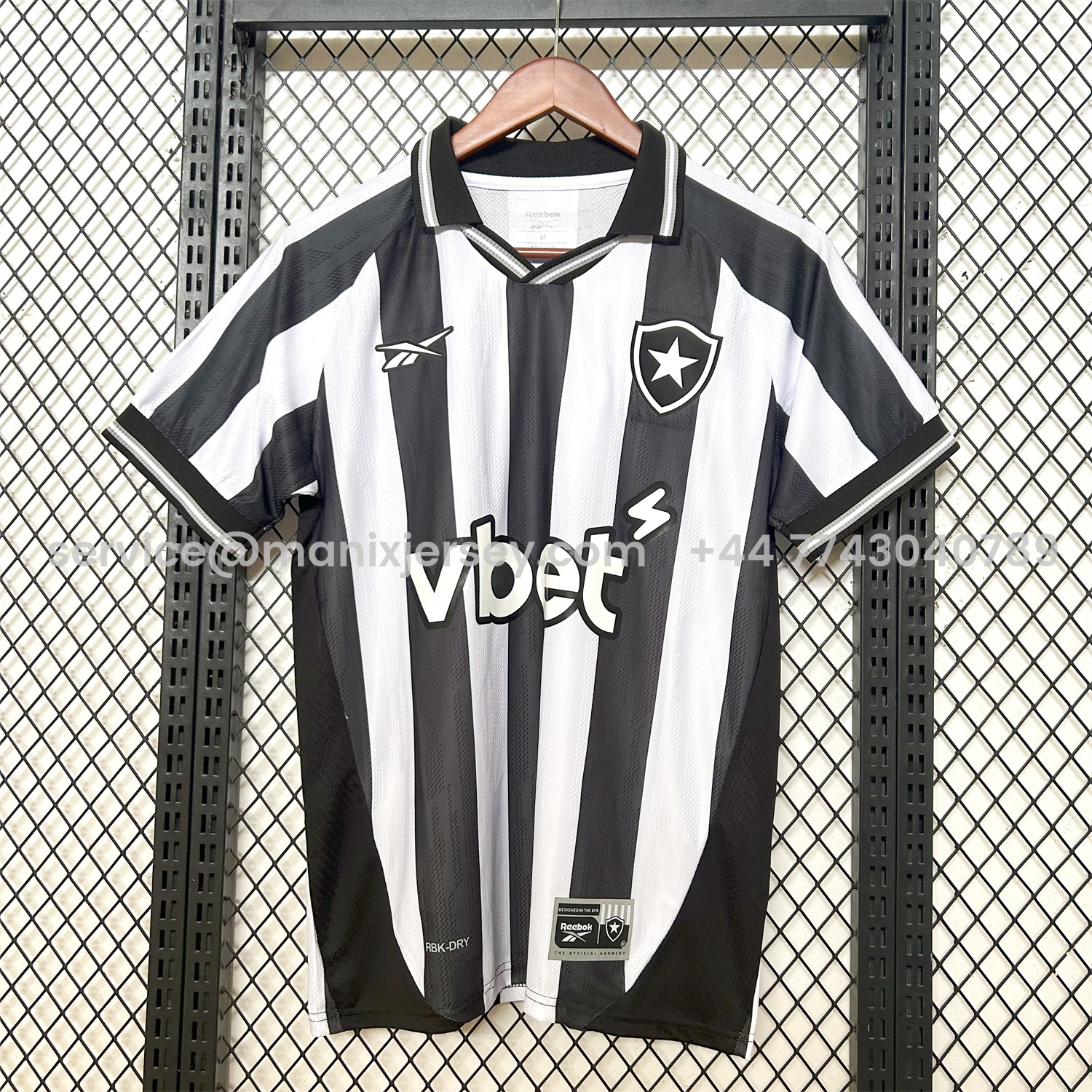 ManixJersey.com | Botafogo 25-26 Home Jersey - Fans Version -Customize Name, Number and Patch | Worldwide Shipping