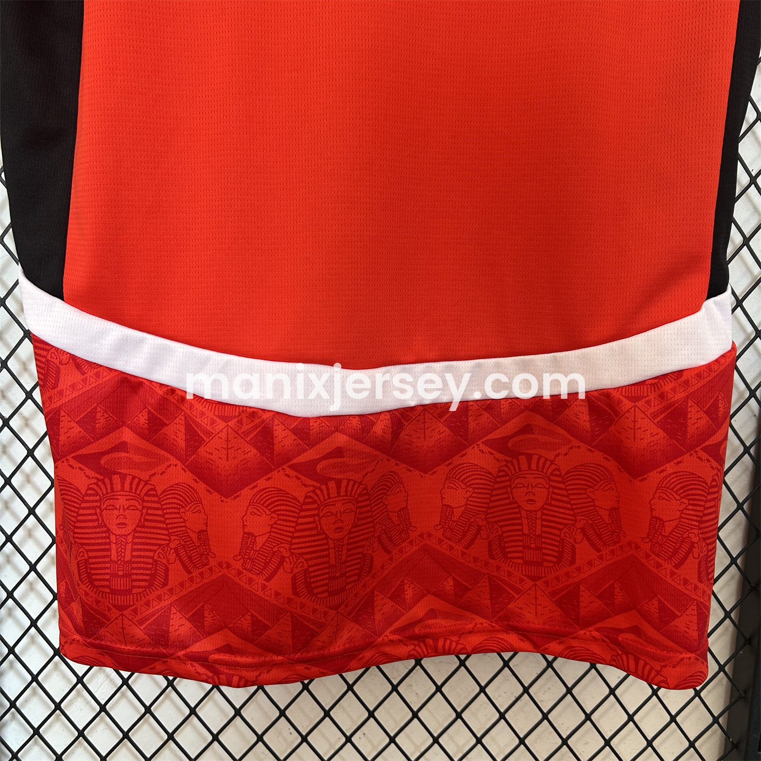 ManixJersey.com | Egypt 25-26 Home Jersey - Fans Version -Customize Name, Number and Patch | Worldwide Shipping