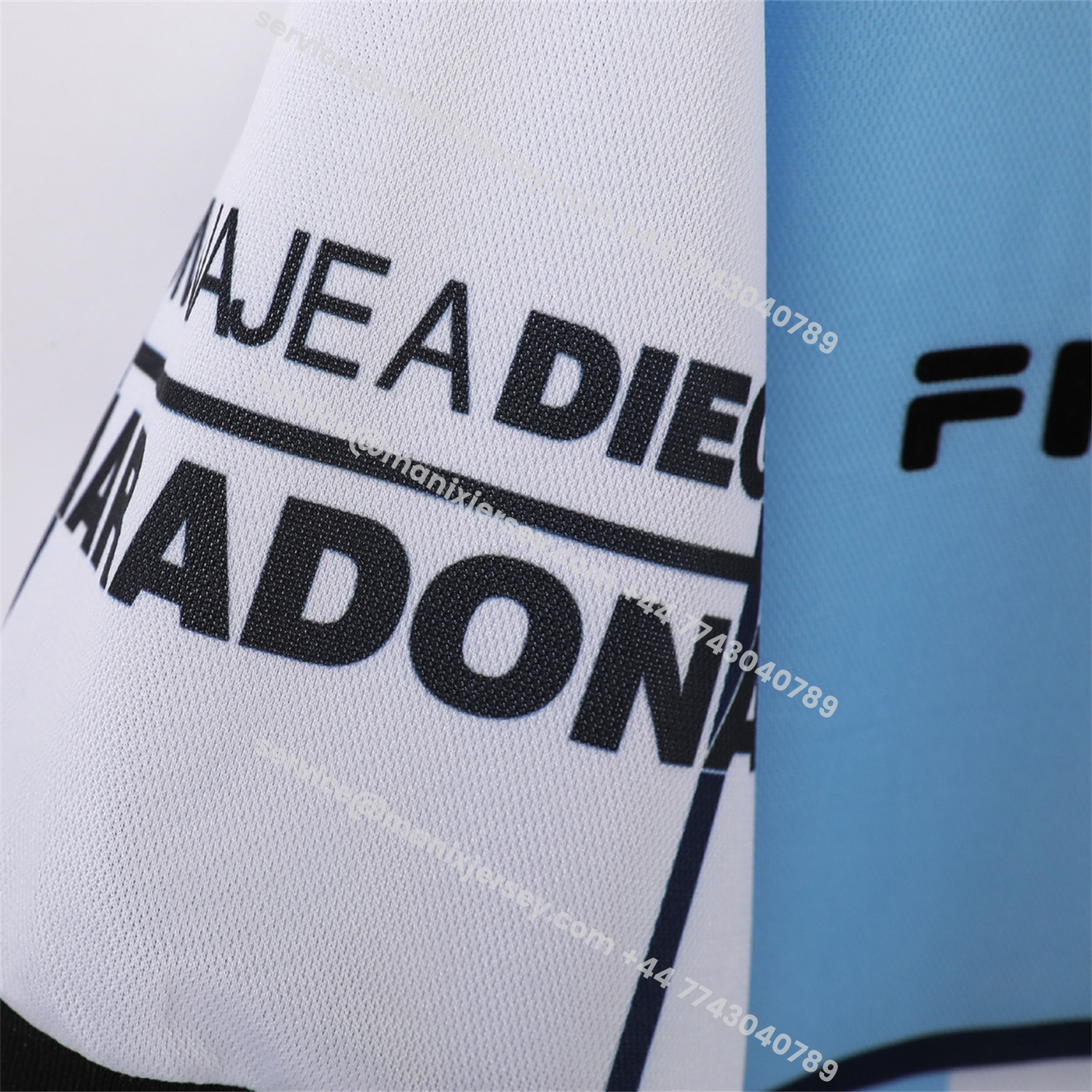 ManixJersey.com | Retro Argentina 2001 Home Maradona Commemorative Jersey -Customize Name, Number and Patch | Worldwide Shipping