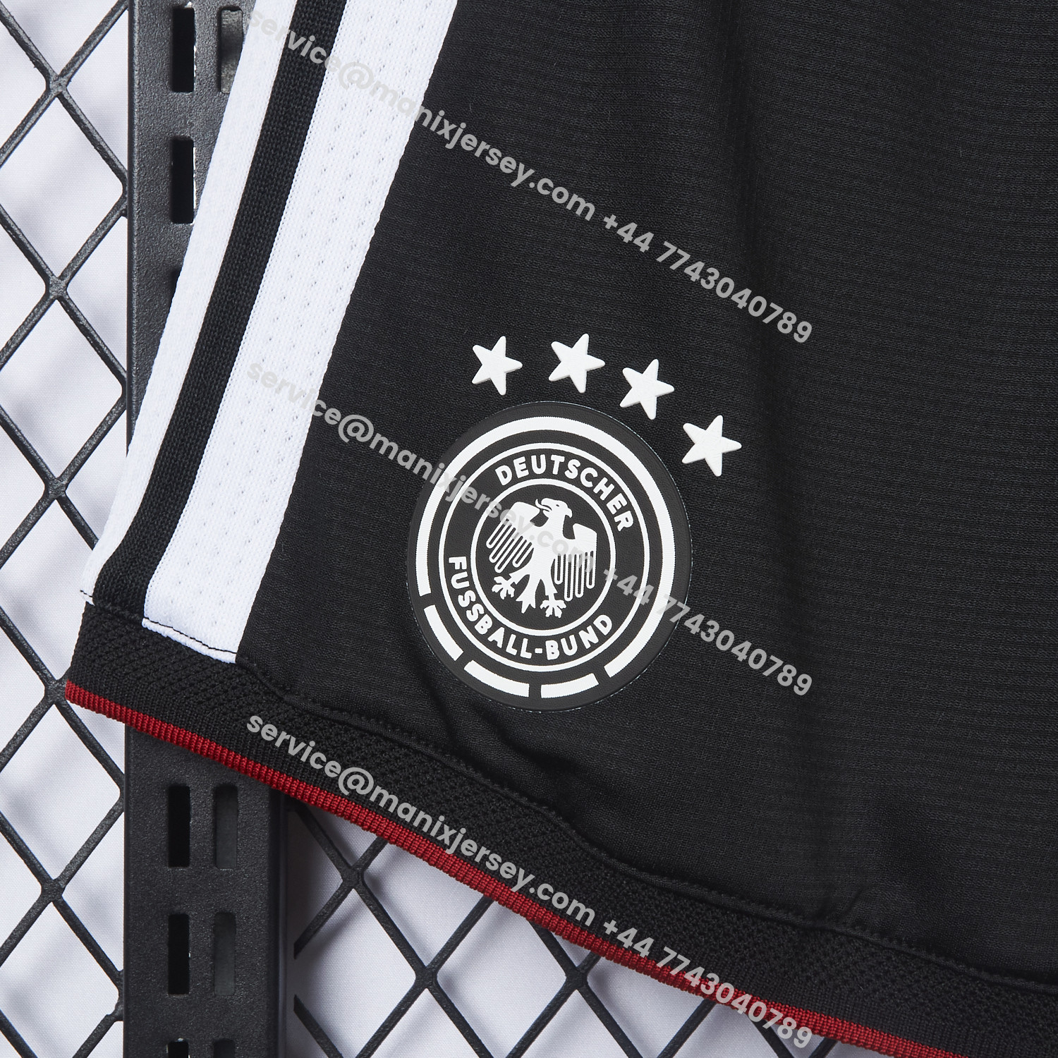 ManixJersey.com | Germany 2026 Black Shorts - Player Version -Customize Name, Number and Patch | Worldwide Shipping