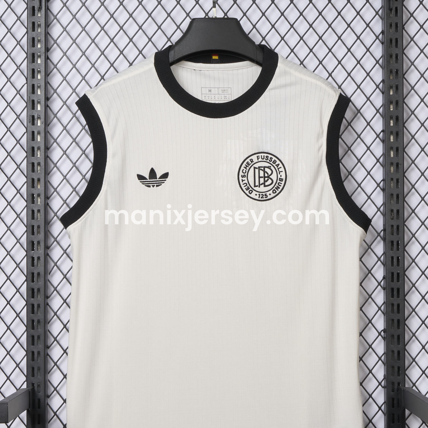 ManixJersey.com | Germany 2025 125-Year Anniversary Commemorative Edition White Vest - Fans Version -Customize Name, Number and Patch | Worldwide Shipping