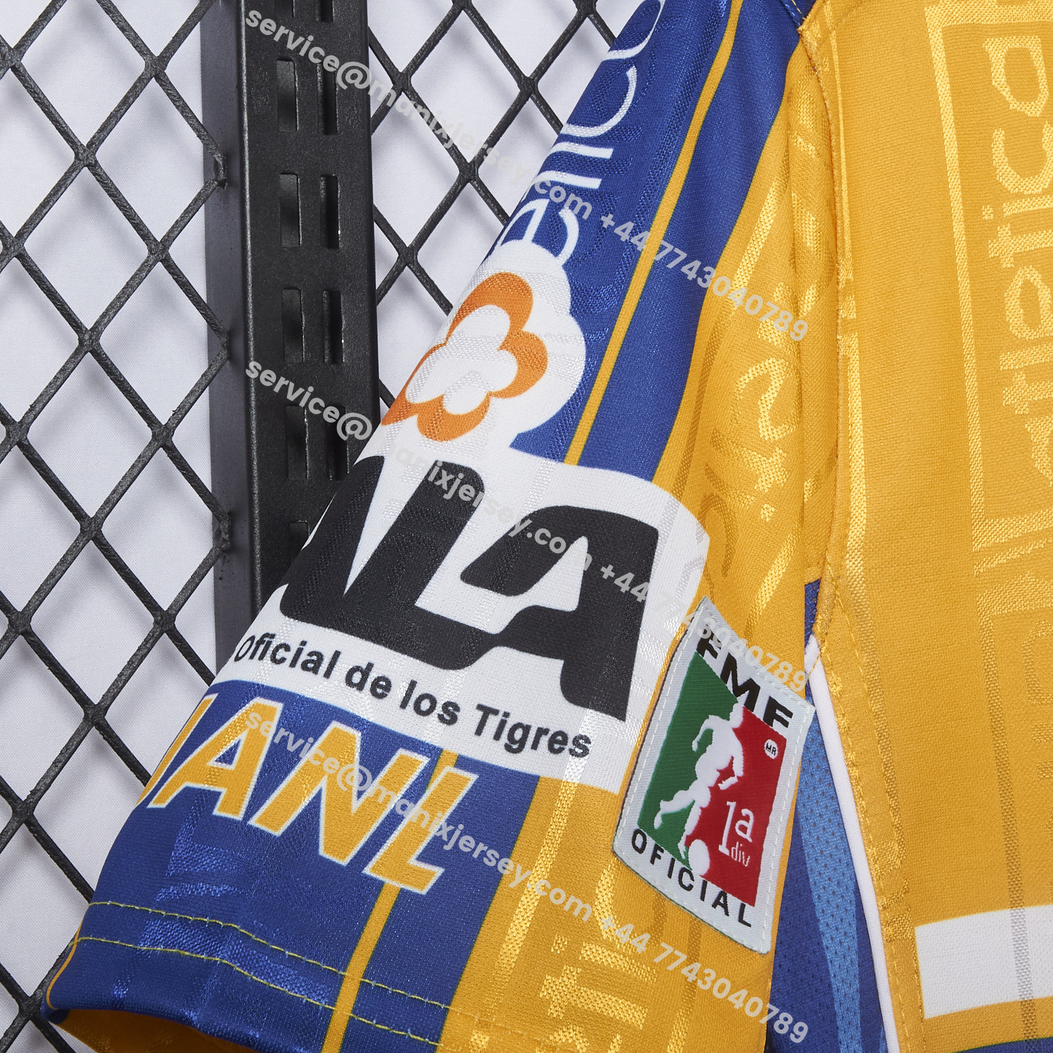 ManixJersey.com | Retro Tigres UANL 1999-00 Home Jersey -Customize Name, Number and Patch | Worldwide Shipping