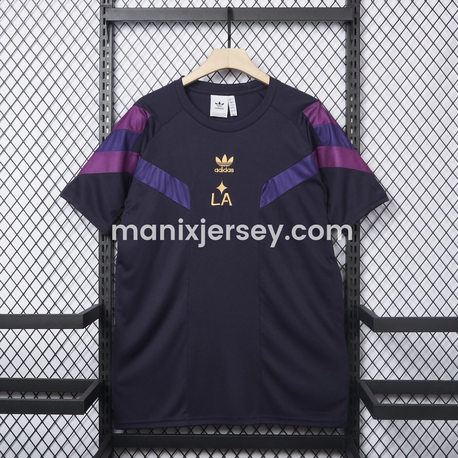 ManixJersey.com | LA Galaxy 25-26 Terrace Icon Retro Style Jersey - Fans Version -Customize Name, Number and Patch | Worldwide Shipping