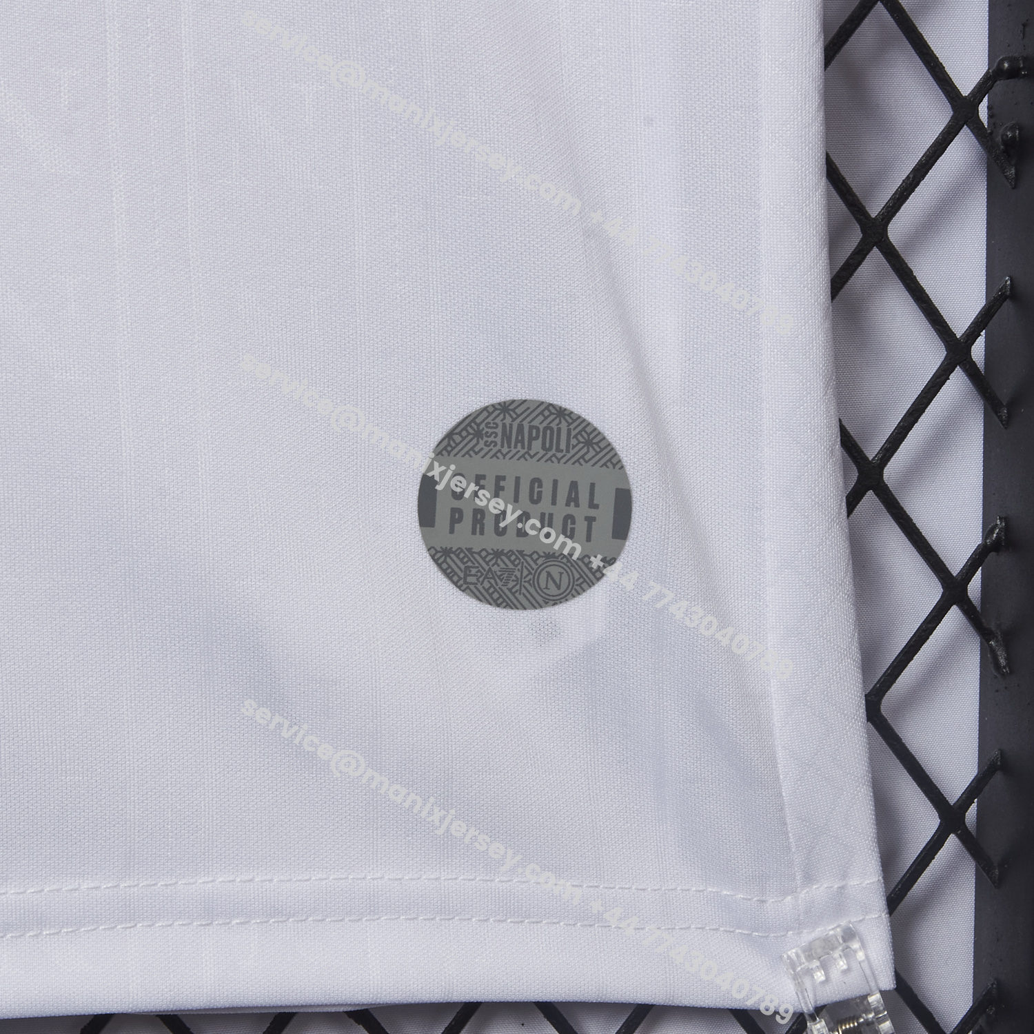 ManixJersey.com | Napoli 25-26 European Away White Jersey - Fans Version -Customize Name, Number and Patch | Worldwide Shipping