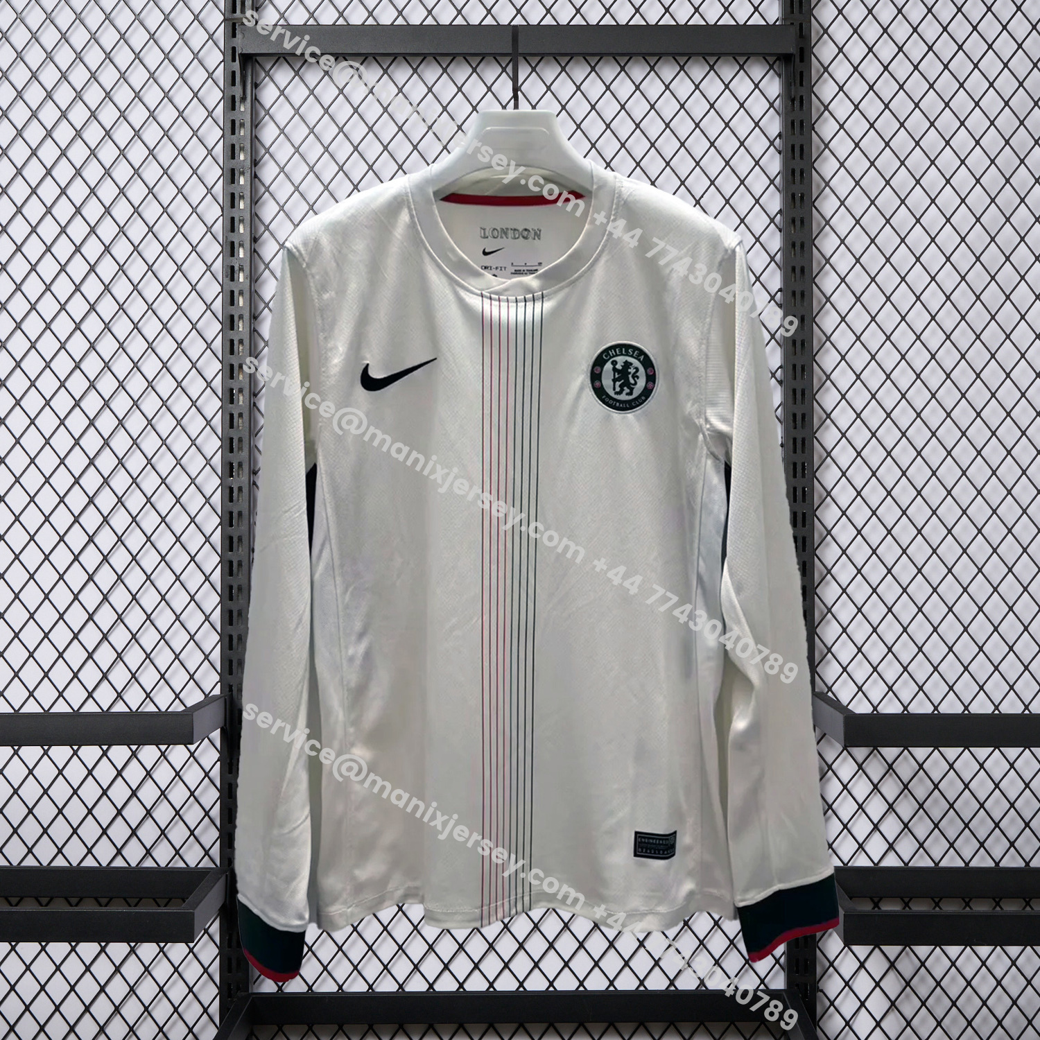 ManixJersey.com | C.H.E.L.S.E.A 25-26 Away Long Sleeves Jersey - Fans Version -Customize Name, Number and Patch | Worldwide Shipping