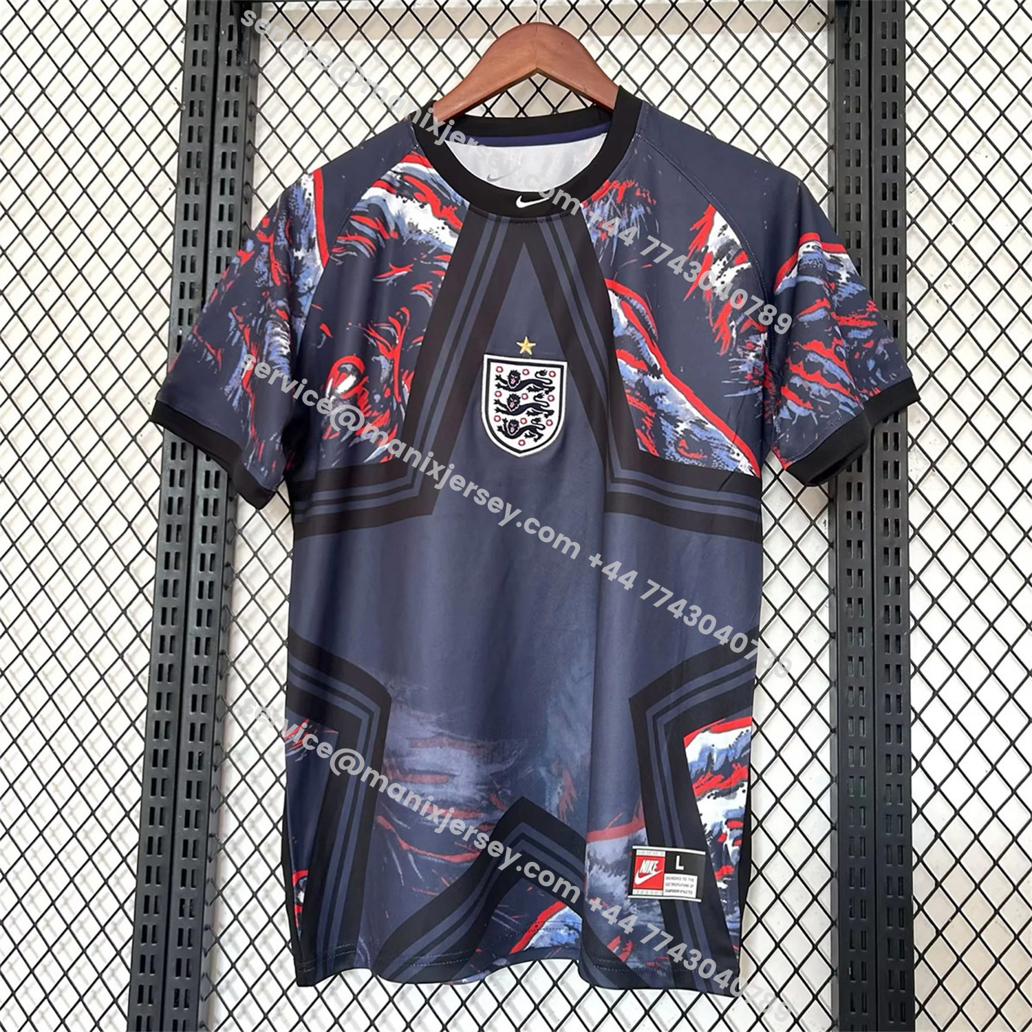 ManixJersey.com | England 2026 Hollywood Special Jersey - Fans Version -Customize Name, Number and Patch | Worldwide Shipping