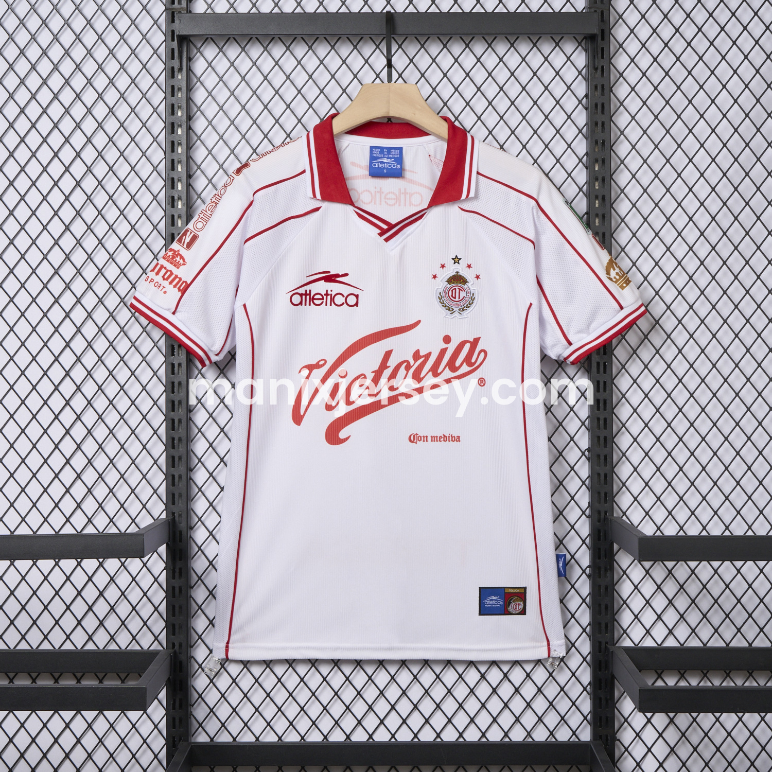 ManixJersey.com | Retro Toluca 1999-00 Away Jersey -Customize Name, Number and Patch | Worldwide Shipping