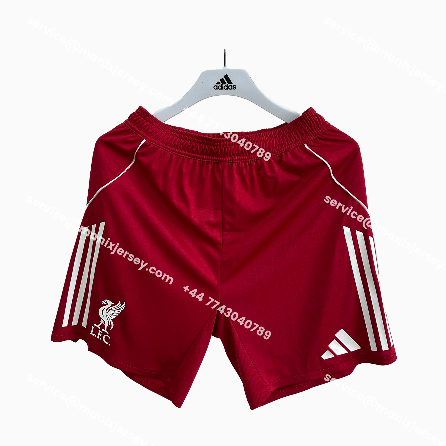 ManixJersey.com | Liver.pool 25-26 Home Red Shorts - Fans Version -Customize Name, Number and Patch | Worldwide Shipping