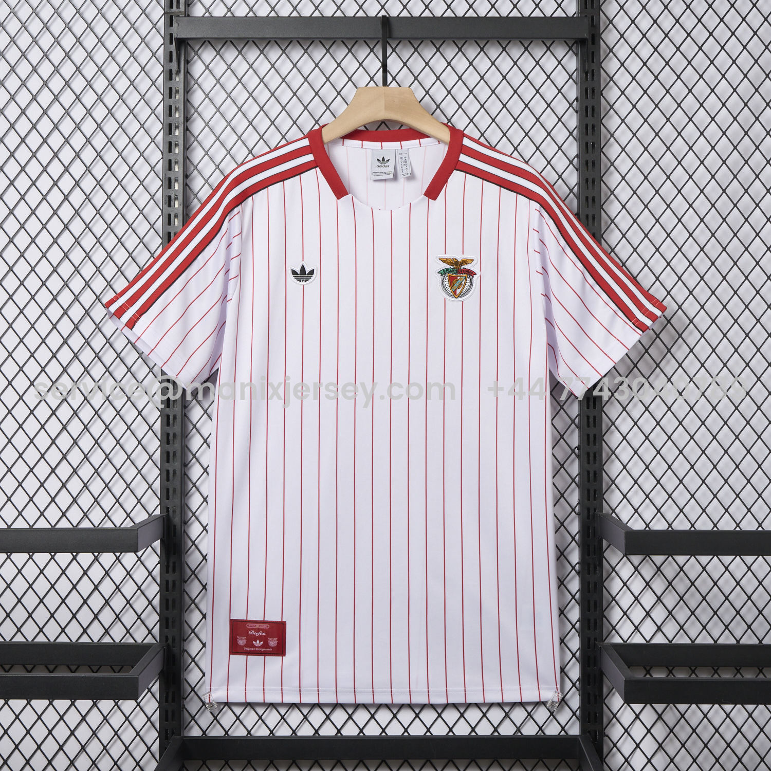 ManixJersey.com | Benfica 25-26 Icon Range Travel Special Edition Jersey - Fans Version -Customize Name, Number and Patch | Worldwide Shipping