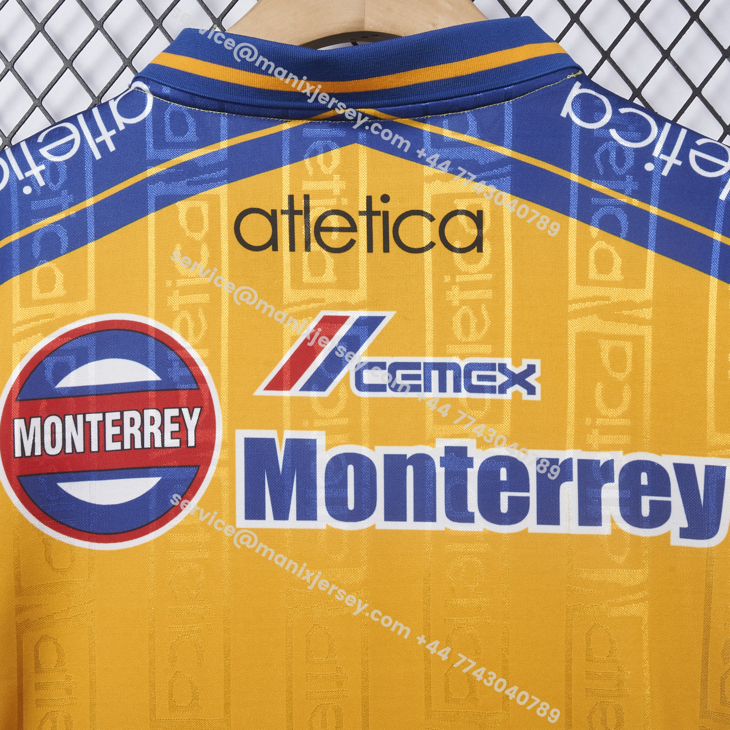 ManixJersey.com | Retro Tigres UANL 1999-00 Home Jersey -Customize Name, Number and Patch | Worldwide Shipping