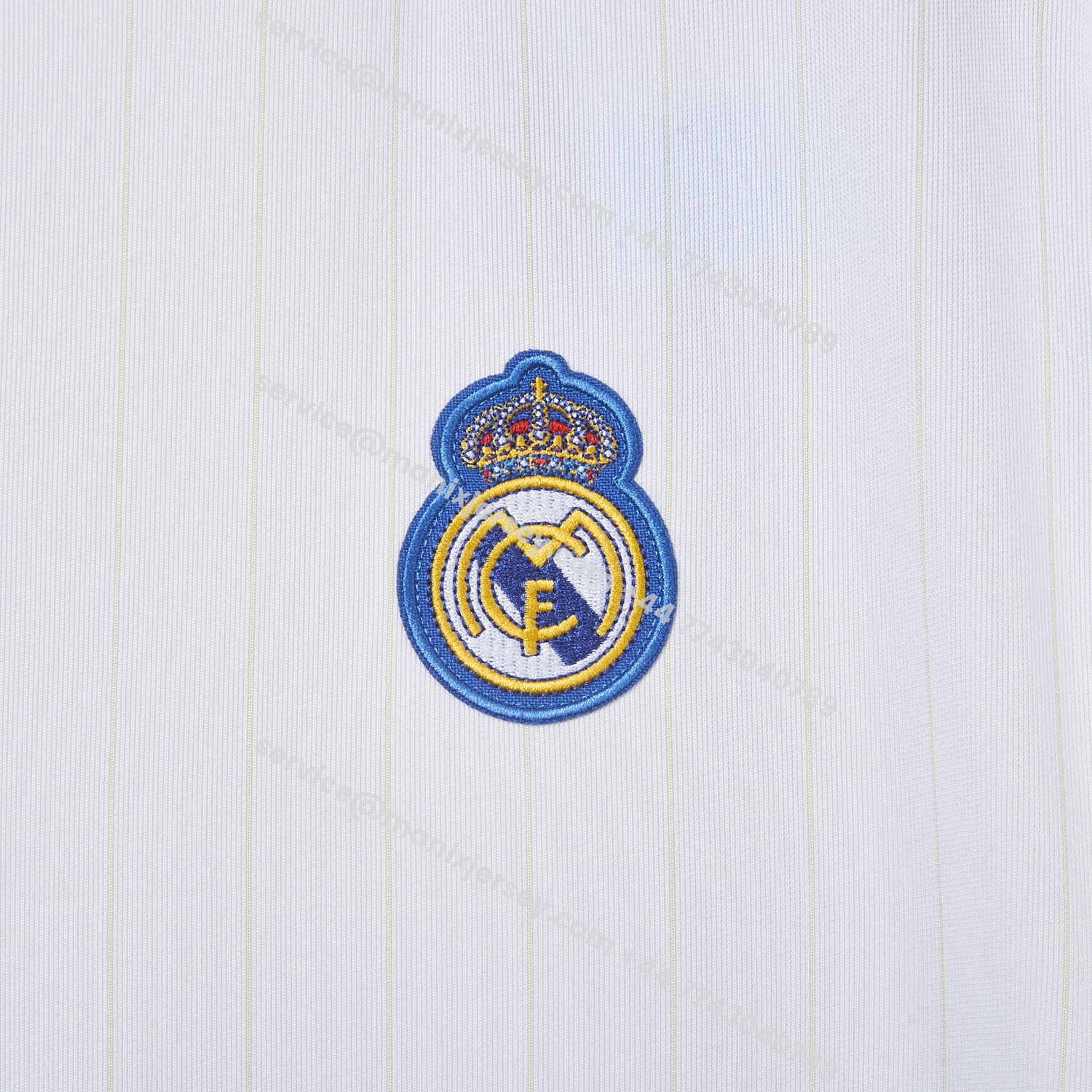 ManixJersey.com | Real Madrid 25-26 Trefoil White Travel Jersey - Player Version -Customize Name, Number and Patch | Worldwide Shipping