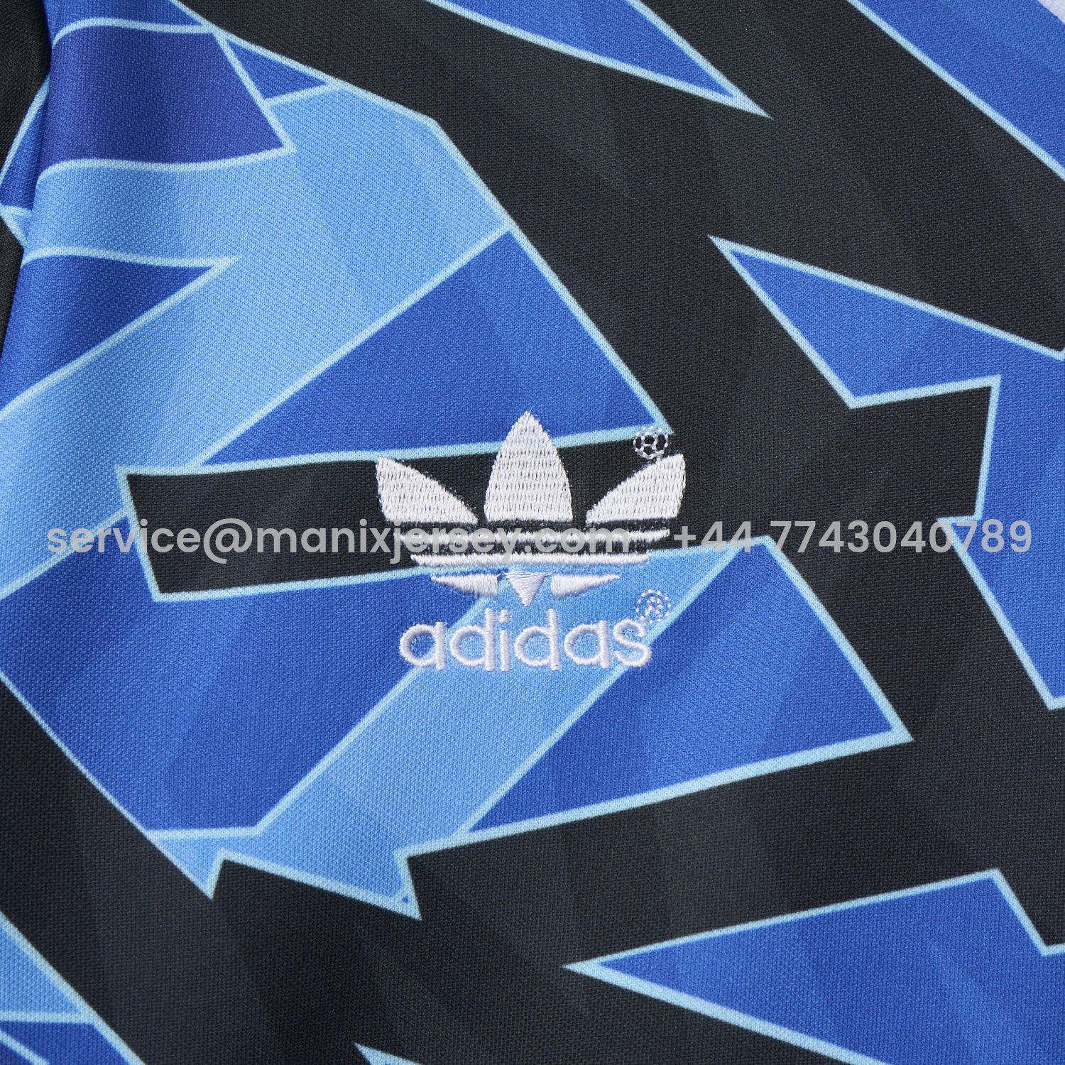 ManixJersey.com | Retro Schalke 04 1992-93 Home Jersey -Customize Name, Number and Patch | Worldwide Shipping