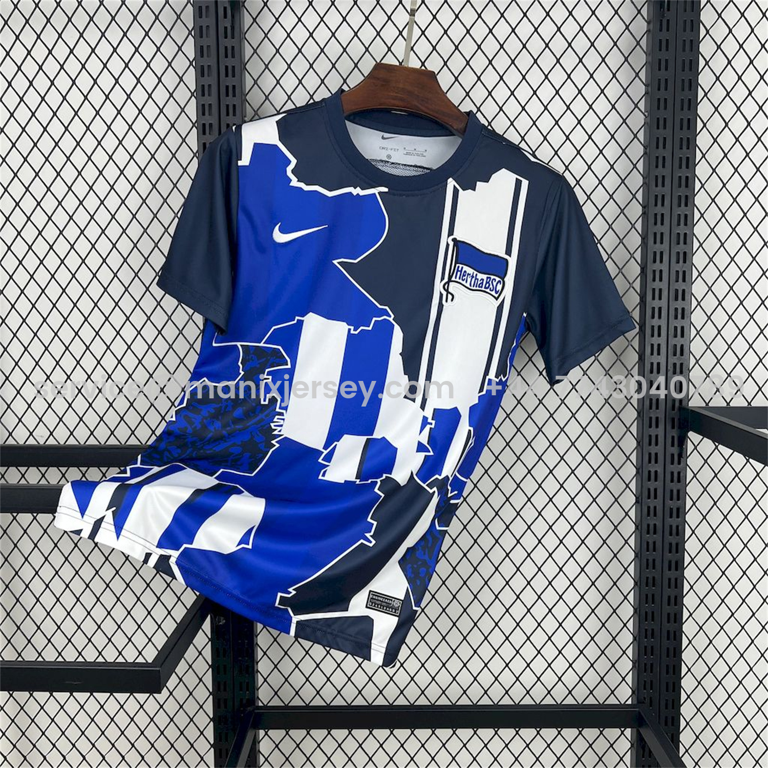 ManixJersey.com | Hertha BSC 24-25 Three Joint Special Edition Jersey - Fans Version -Customize Name, Number and Patch | Worldwide Shipping