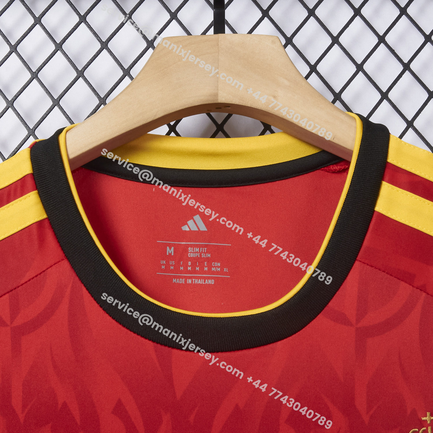 ManixJersey.com | Belgium 2026 Home Jersey (Leaked Version) - Fans Version -Customize Name, Number and Patch | Worldwide Shipping