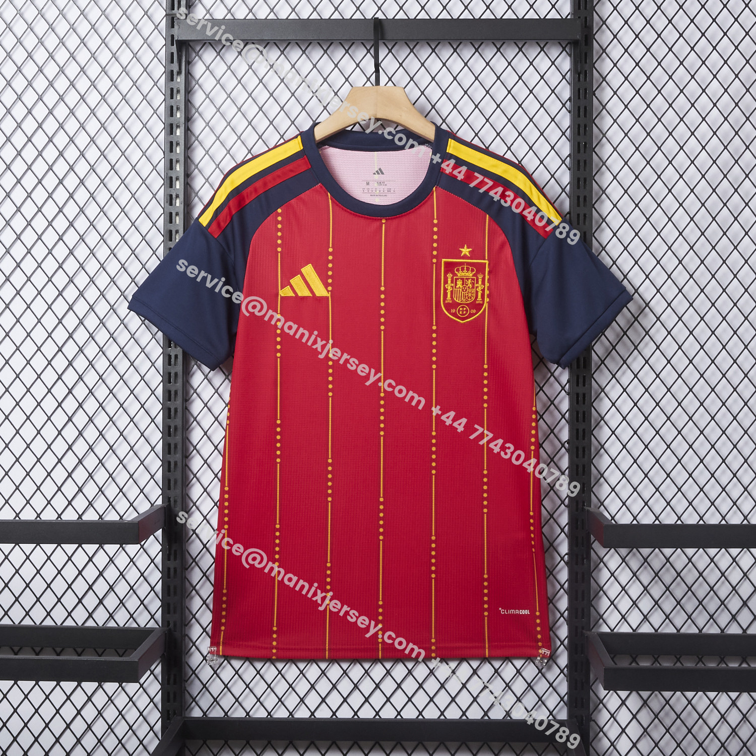 ManixJersey.com | Spain 2026 Home Red Jersey (Leaked Version) - Fans Version -Customize Name, Number and Patch | Worldwide Shipping