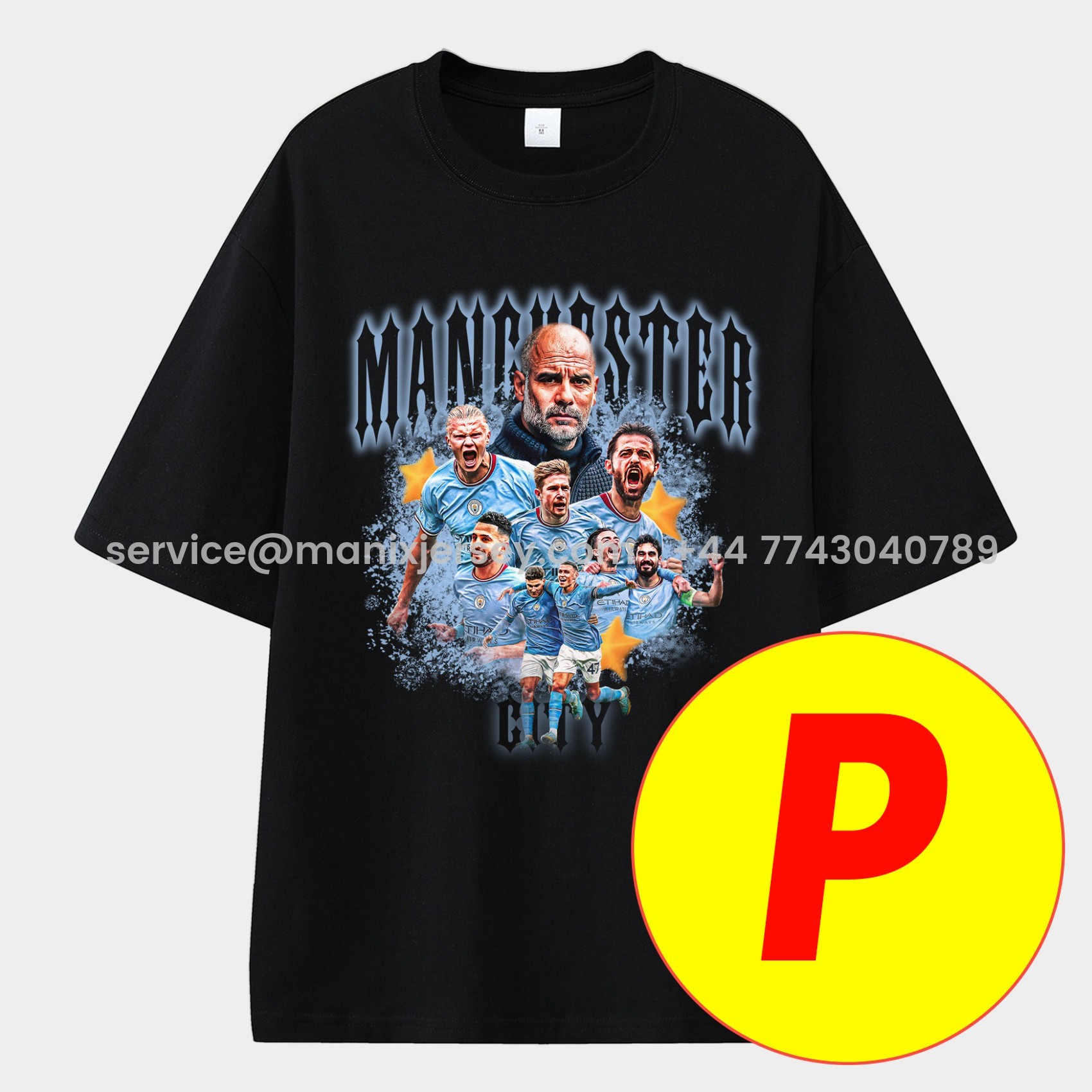 ManixJersey.com | Manchester City Highlights Of The Decade Unisex Pure Cotton T-shirt -Customize Name, Number and Patch | Worldwide Shipping