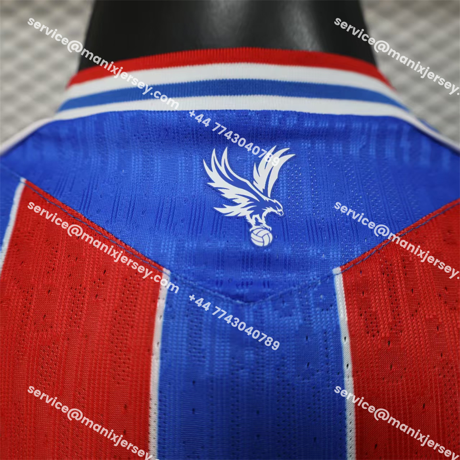ManixJersey.com | Crystal Palace 25-26 Home Jersey - Player Version -Customize Name, Number and Patch | Worldwide Shipping