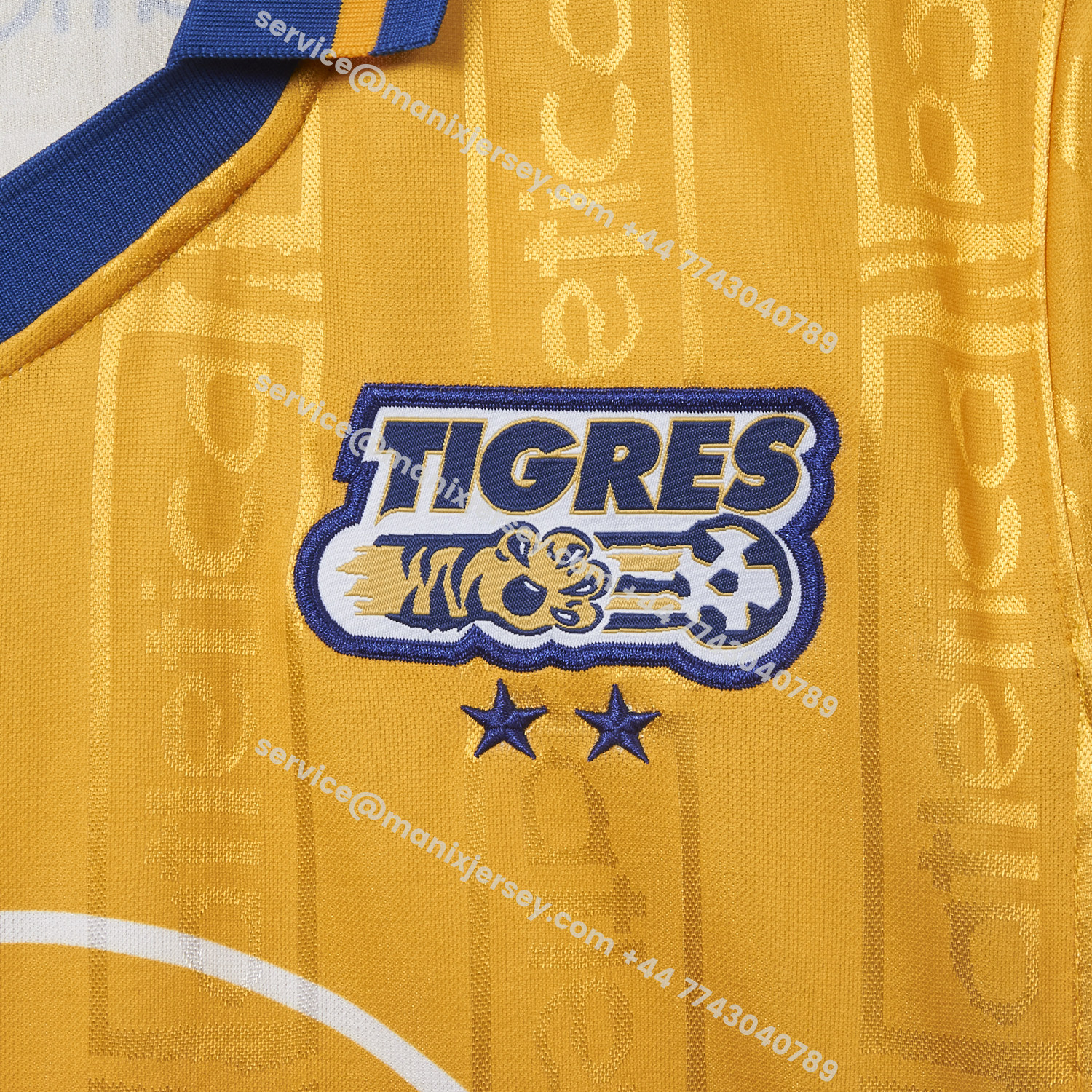 ManixJersey.com | Retro Tigres UANL 1999-00 Home Jersey -Customize Name, Number and Patch | Worldwide Shipping