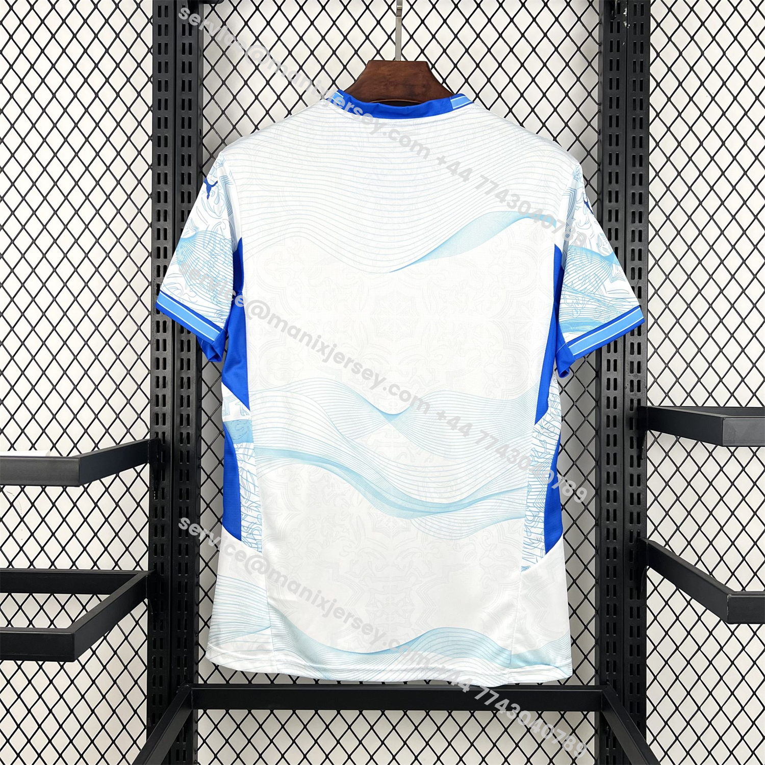 Portugal 2026 Bright White With Sky Blue Waves Special Jersey - Fans Version:football jersey mysite: unitedjerseyfootball 邓江浪:football