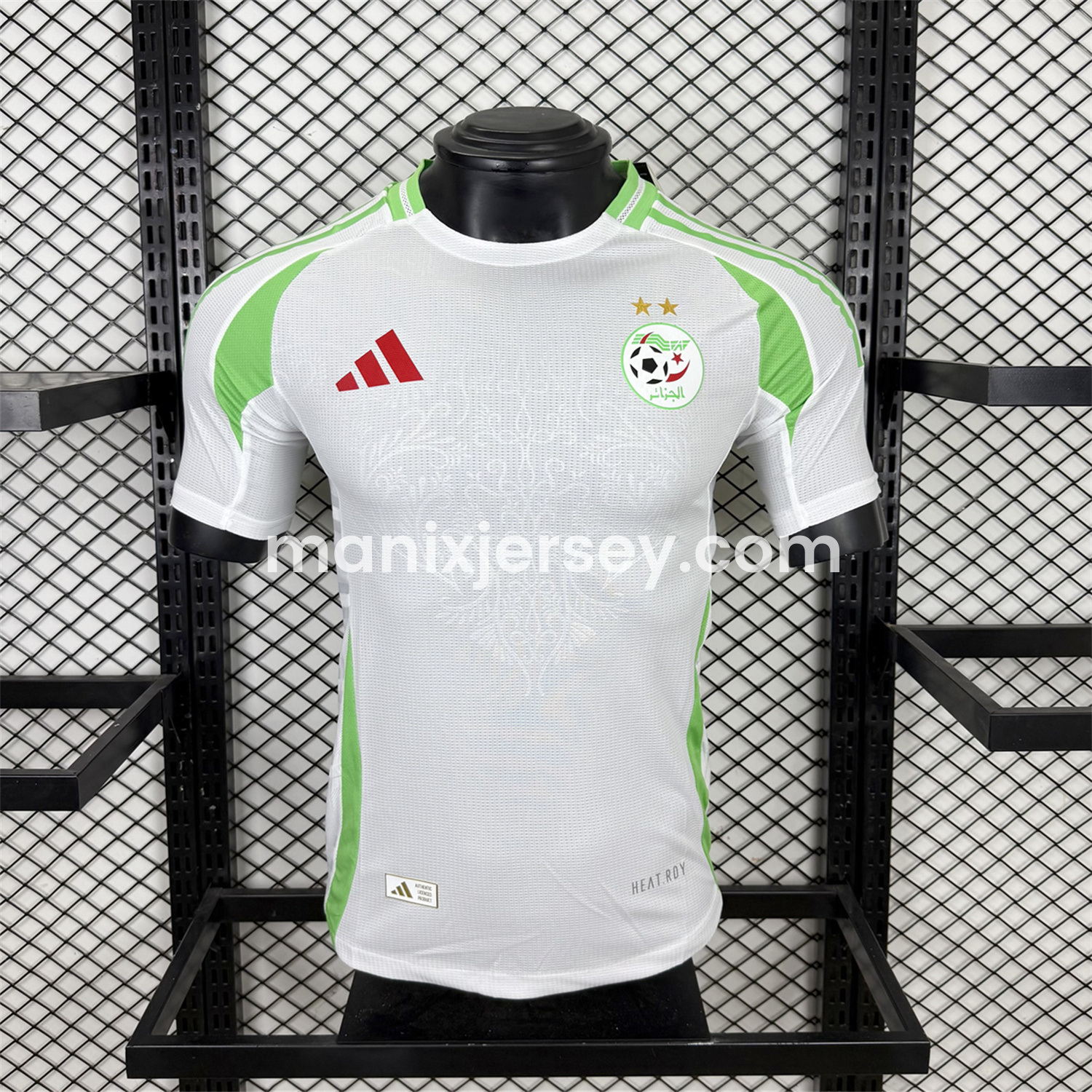 ManixJersey.com | Algeria 2024-25 Home Jersey - Player Version -Customize Name, Number and Patch | Worldwide Shipping