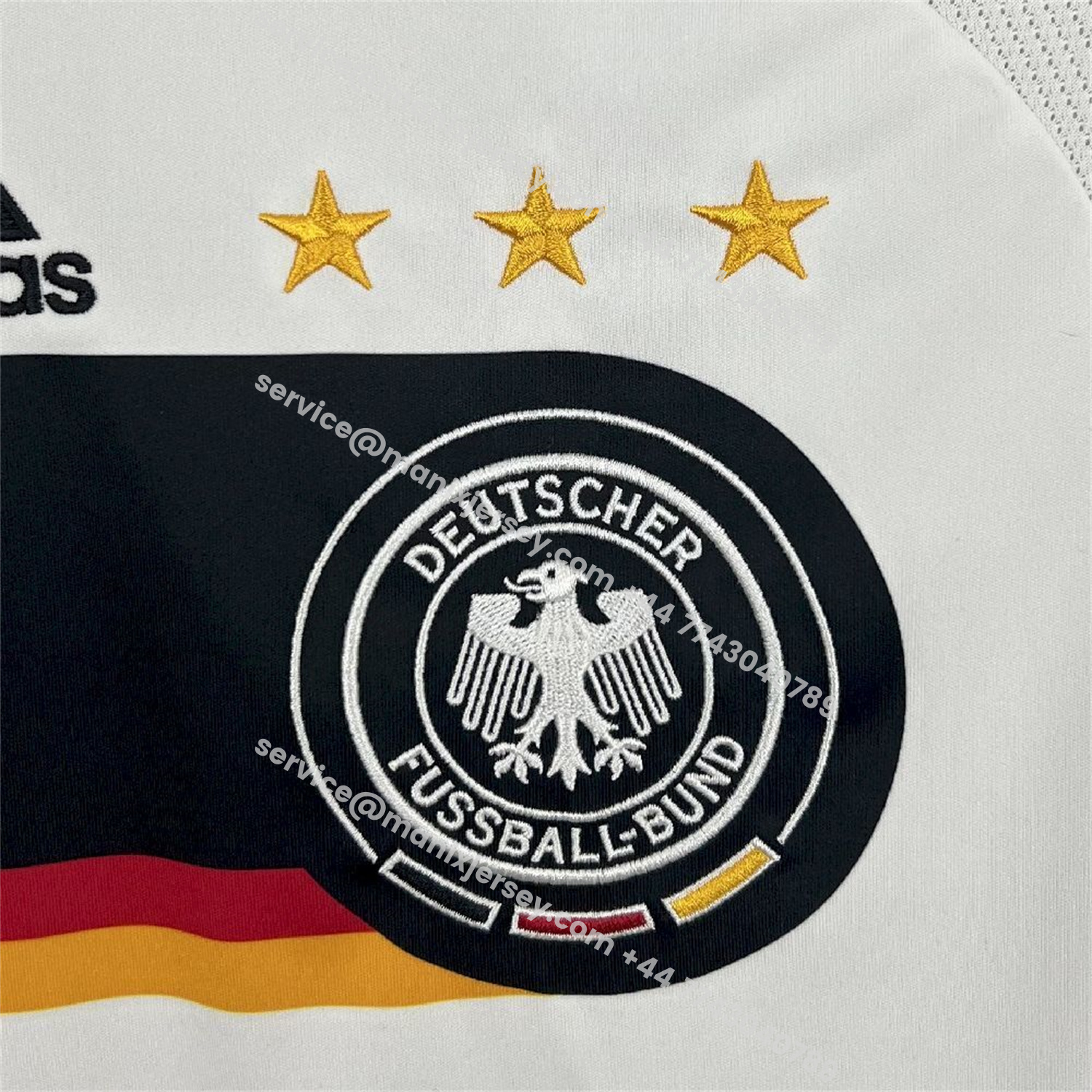 ManixJersey.com | Retro Germany 2008 Home Jersey -Customize Name, Number and Patch | Worldwide Shipping