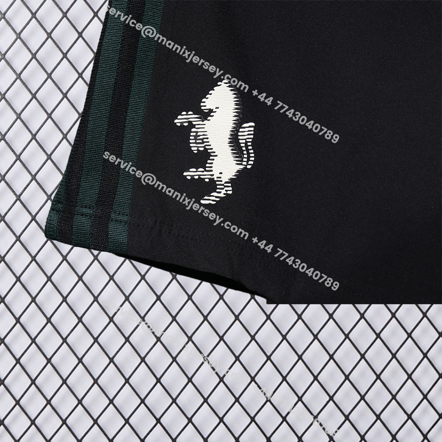 ManixJersey.com | Juventus 25-26 Third Black Shorts - Player Version -Customize Name, Number and Patch | Worldwide Shipping