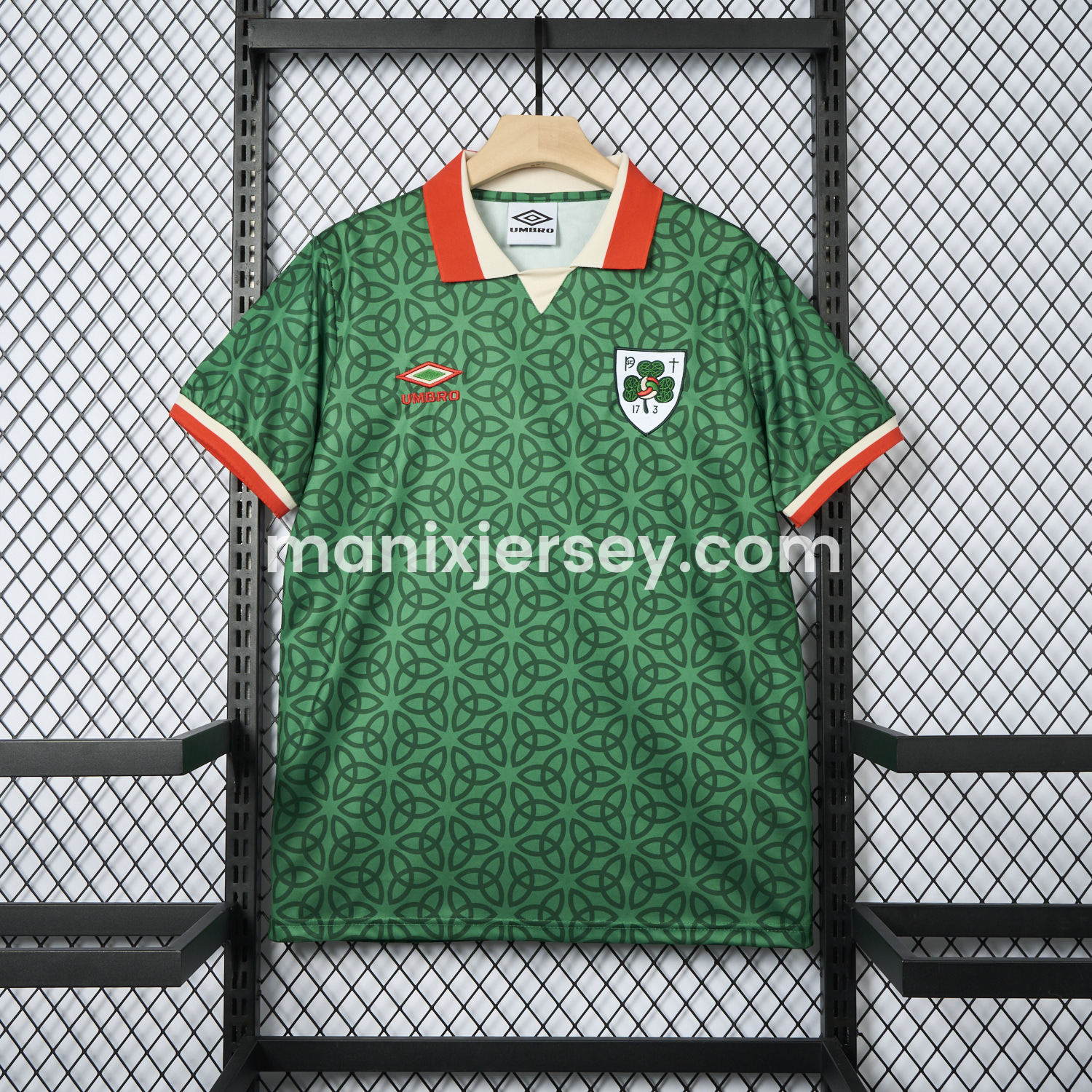 ManixJersey.com | Ireland 2025 St. Patrick's Day Green Jersey - Fans Version -Customize Name, Number and Patch | Worldwide Shipping
