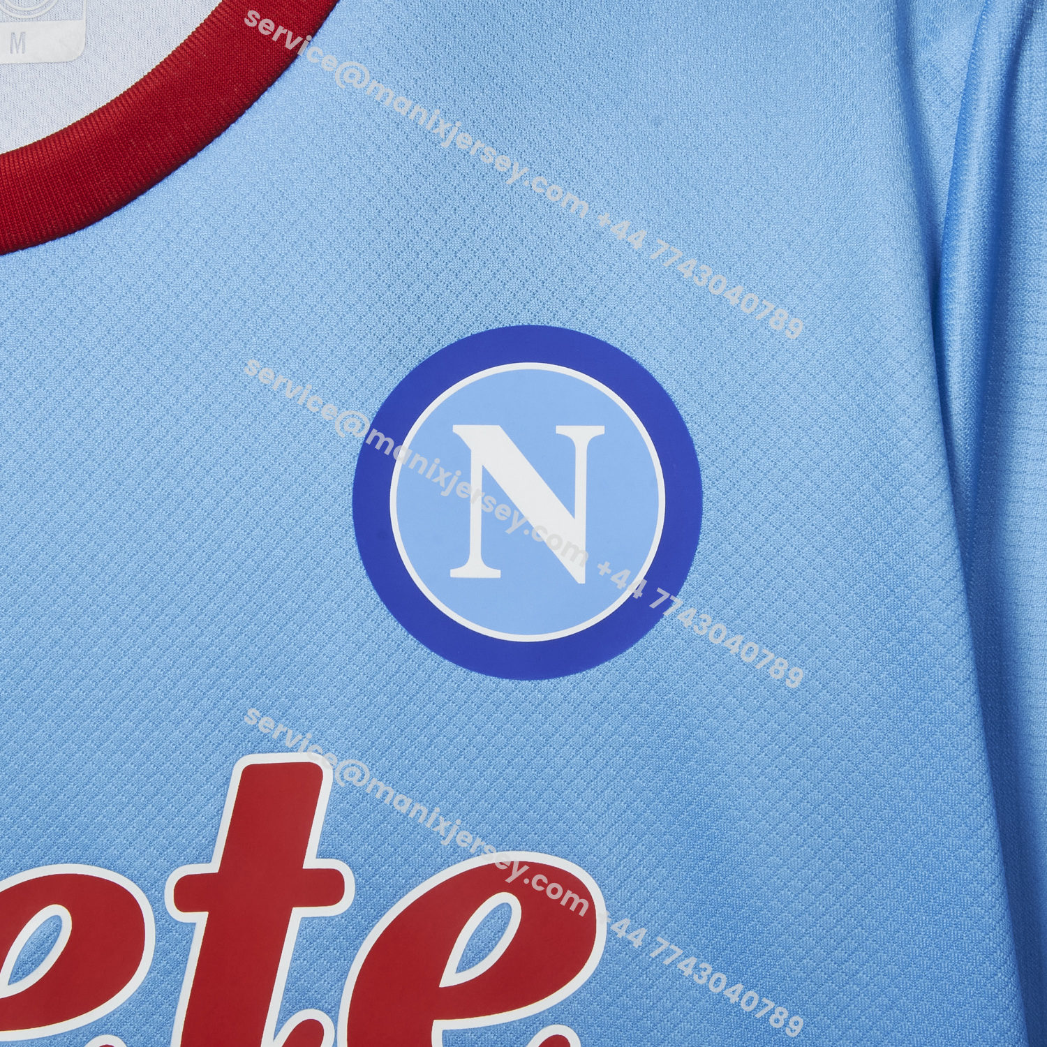 ManixJersey.com | Napoli 25-26 Blue Christmas Elk Special Edition Jersey - Fans Version -Customize Name, Number and Patch | Worldwide Shipping