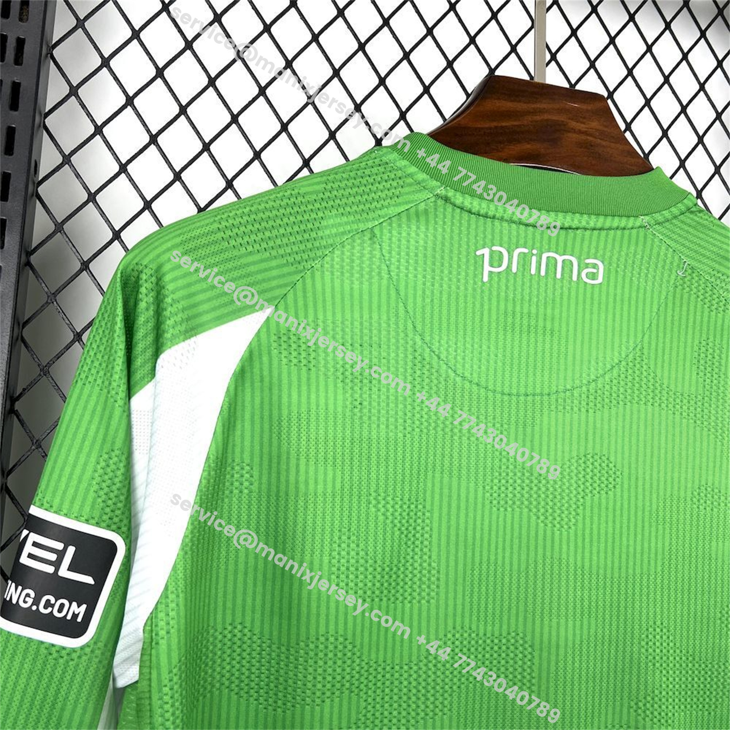 ManixJersey.com | Real Betis 25-26 Home Long Sleeves Jersey - Fans Version -Customize Name, Number and Patch | Worldwide Shipping