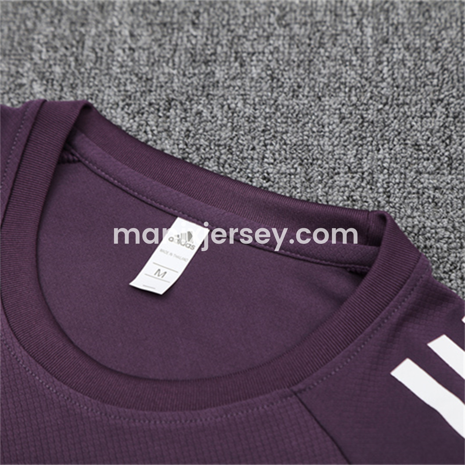 ManixJersey.com | Manchester United 25-26 Kids Short-Sleeve Training Set - Purple Top & Black shorts -Customize Name, Number and Patch | Worldwide Shipping