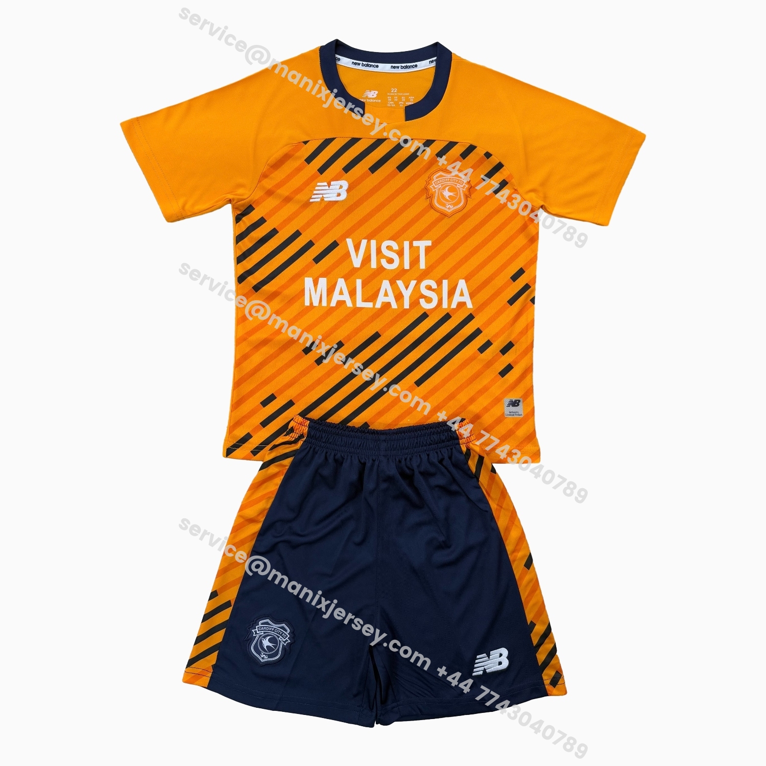 ManixJersey.com | Cardiff City 25-26 Third Men's Adult Jersey Set - Fans Version -Customize Name, Number and Patch | Worldwide Shipping