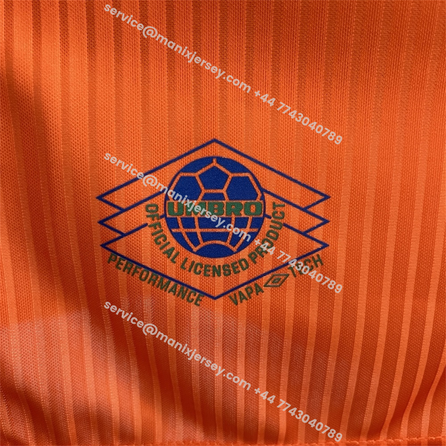 ManixJersey.com | Retro Ireland 1996-97 Away Orange Jersey -Customize Name, Number and Patch | Worldwide Shipping
