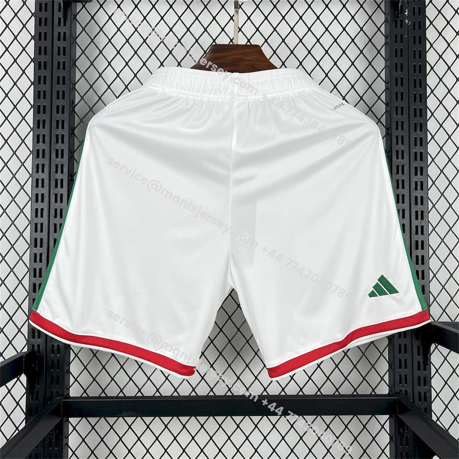 ManixJersey.com | Mexico 2026 Home White Shorts - Fans Version -Customize Name, Number and Patch | Worldwide Shipping