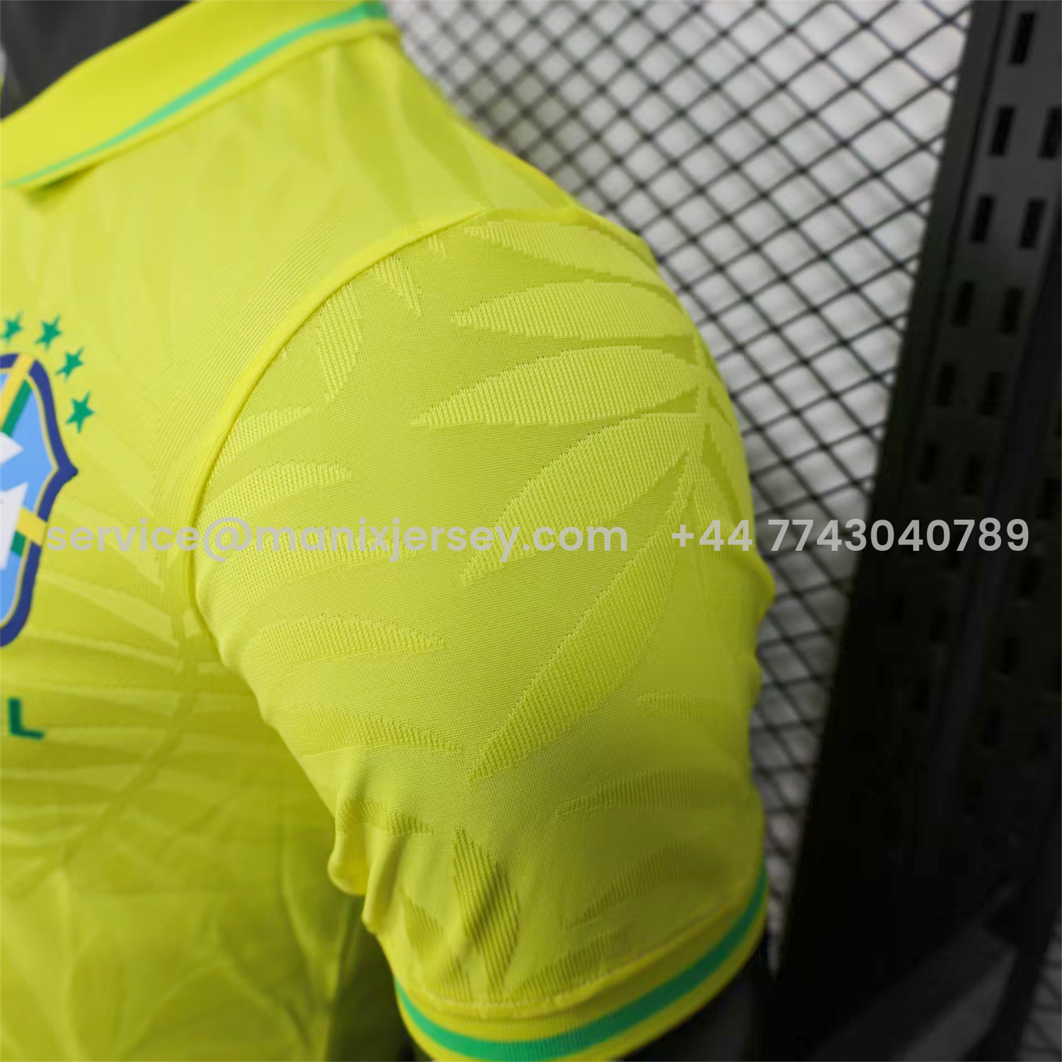 ManixJersey.com | Brazil 25-26 Fern Yellow Polo Jersey - Player Version -Customize Name, Number and Patch | Worldwide Shipping