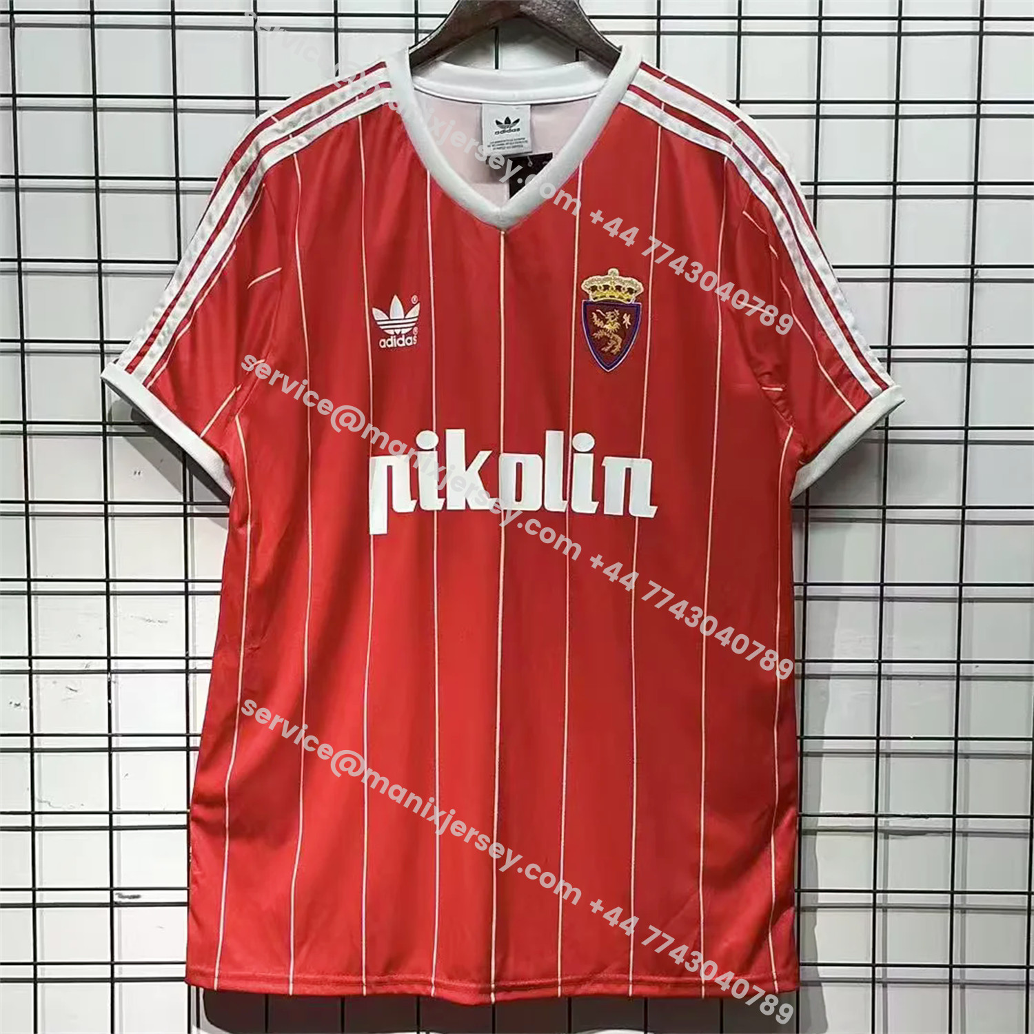 ManixJersey.com | Retro Real Zaragoza 1983-84 Third Jersey -Customize Name, Number and Patch | Worldwide Shipping