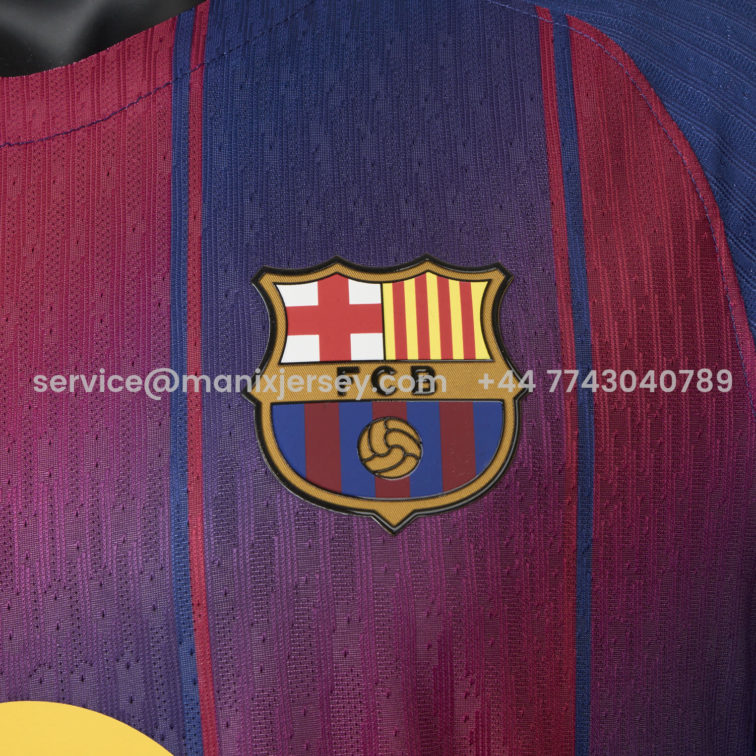 ManixJersey.com | Barcelona 25-26 Home Jersey - Player Version -Customize Name, Number and Patch | Worldwide Shipping