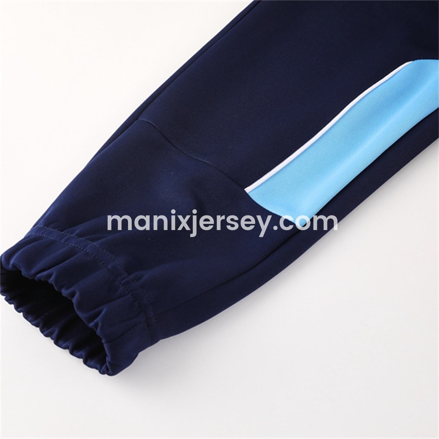 ManixJersey.com | Marseille 25-26 Jacket Training Tracksuit - Deep Blue Jackets & Pants -Customize Name, Number and Patch | Worldwide Shipping