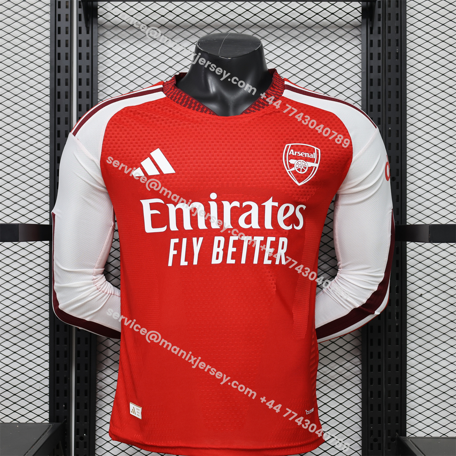 Arsenal 26-27 Home Long Sleeves Jersey - Player Version:football jersey mysite: unitedjerseyfootball 邓江浪:football